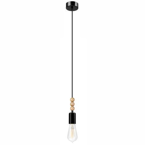 Hängelampe Esstisch Schwarz Holz Wohnzimmer Licht