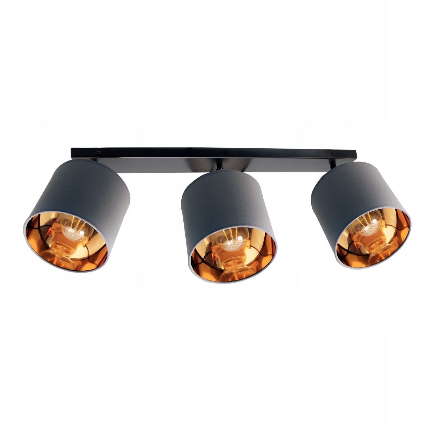 Blendarmer Deckenstrahler Stoff E27 90 cm verstellbar