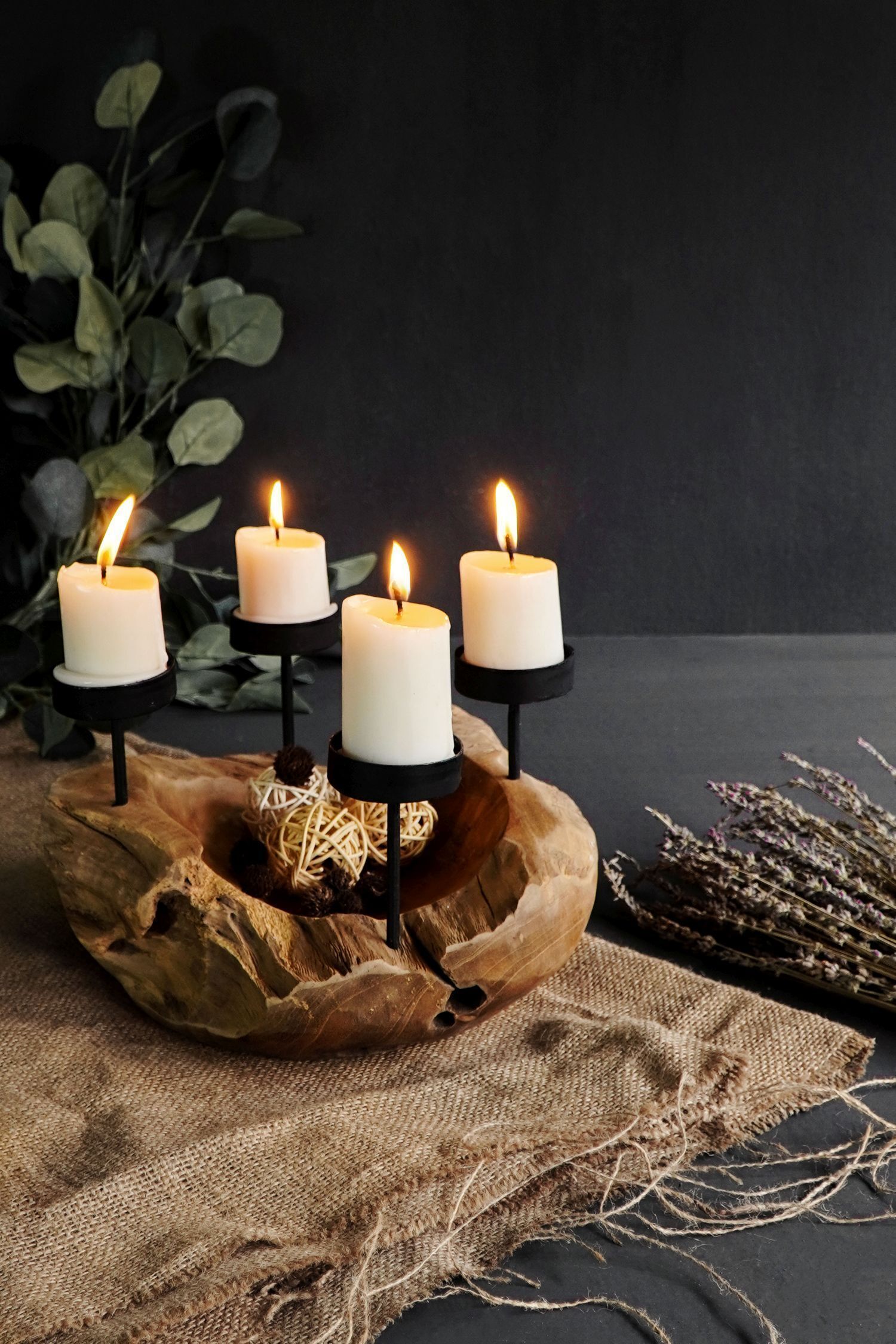 Kerze, Kerzenständer