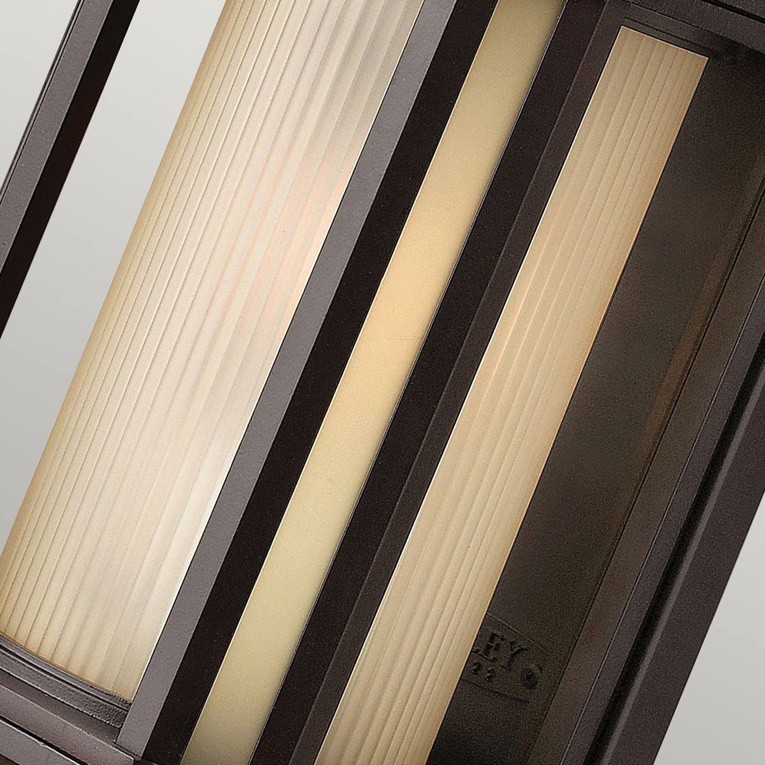 Wand Außenleuchte klein H: 29,2 cm Alu Glas E27 IP44 Retro Tür, Fenster, Lampe