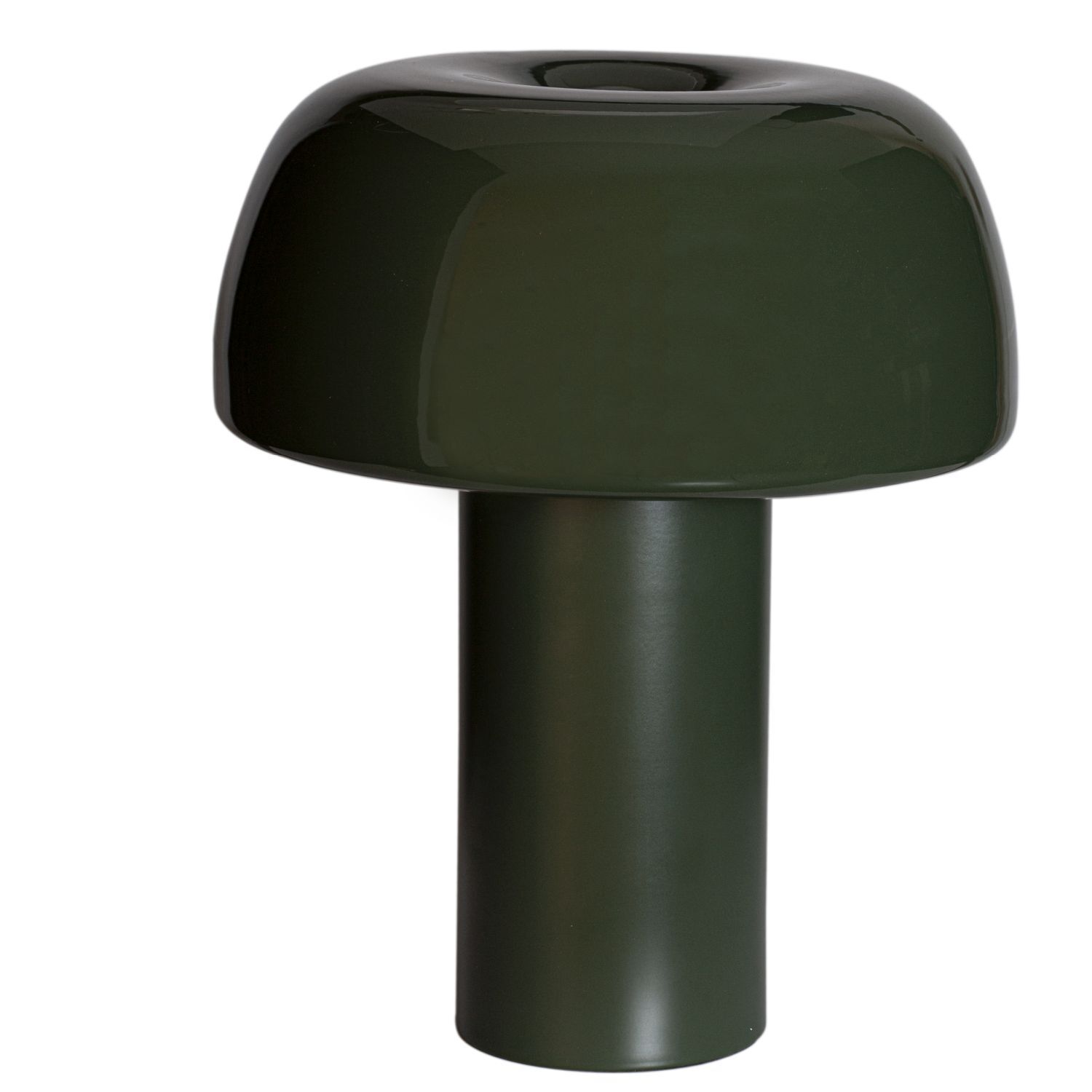 Mushroom, Lampe, Tischlampe, Grün, Glänzend