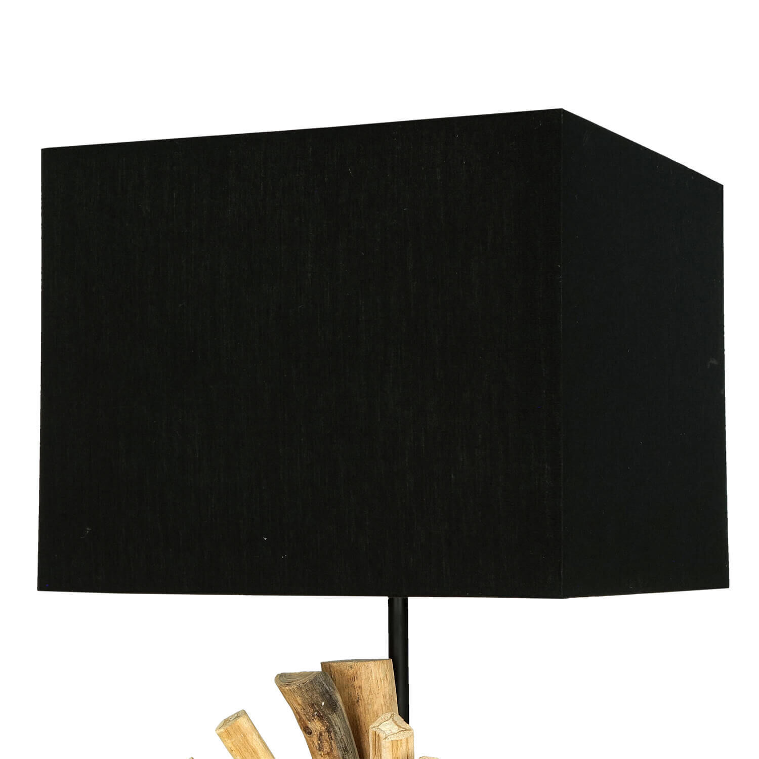 Tischleuchte Treibholz Stoff 69 cm E27 Handarbeit SAWATH Lampe, Lampenschirm, Tischlampe, Postfach