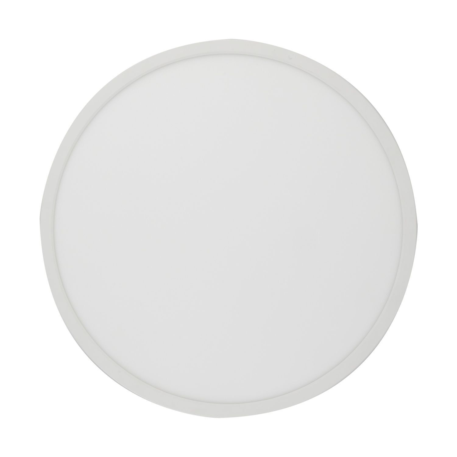 Badezimmerlampe LED Dimmer 3 Lichtmodi IP54 rund Ø 50 cm Weiß Teller, Kunst, Porzellan, Töpferei