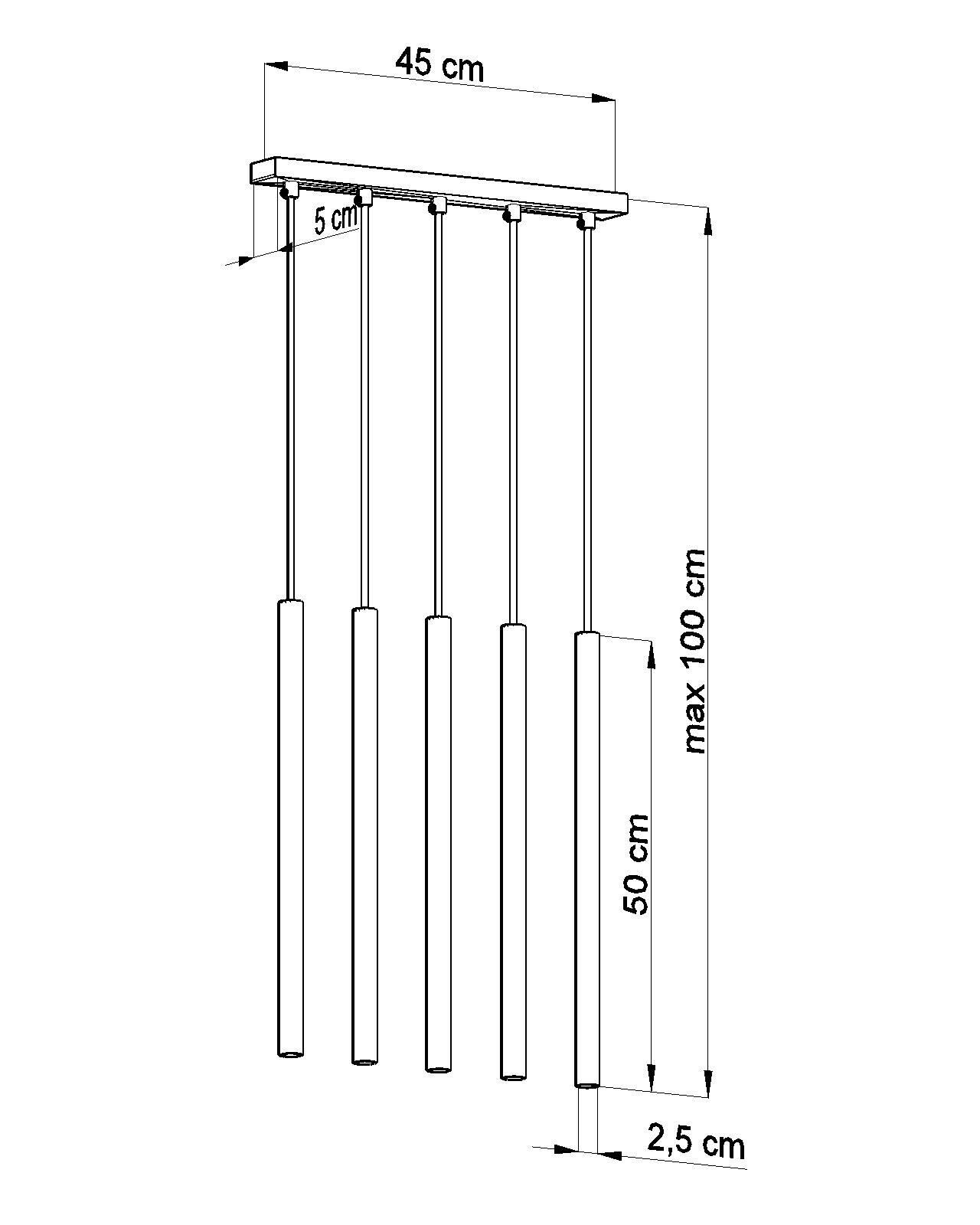 Minimalistische Hängeleuchte Weiß 4x G9 Küche Esstisch