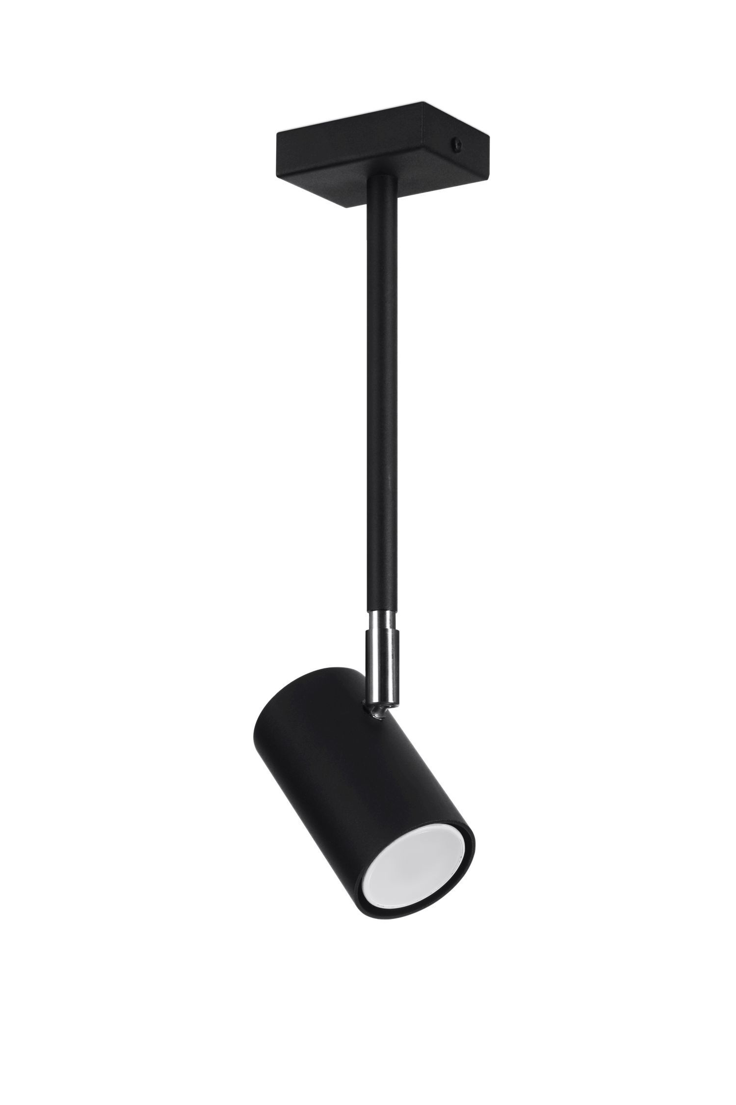 Deckenlampe Schwarz schwenkbar Metall GU10 H: 33 cm