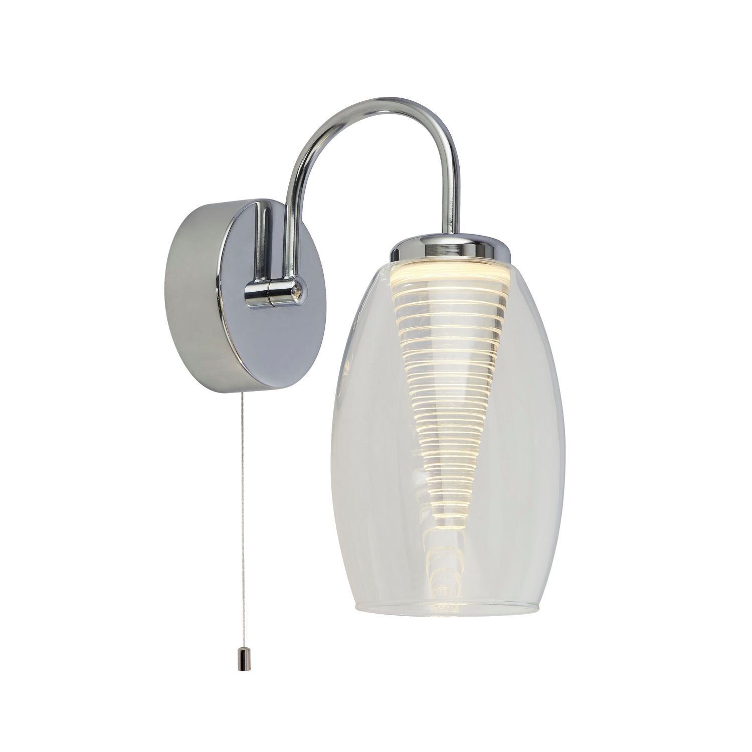 LED Wandleuchte mit Schalter 3000 K 414 lm H: 26,5 cm
