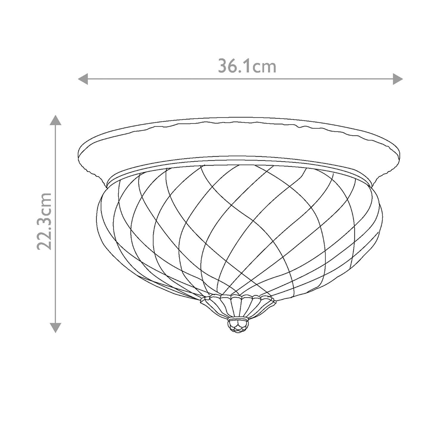 Deckenlampe Messing Glas rund D: 36,1 cm 3x E27 ANABELL 8 Deckenlampe Messing Glas rund D: 36,1 cm 3x E27 ANABELL 8