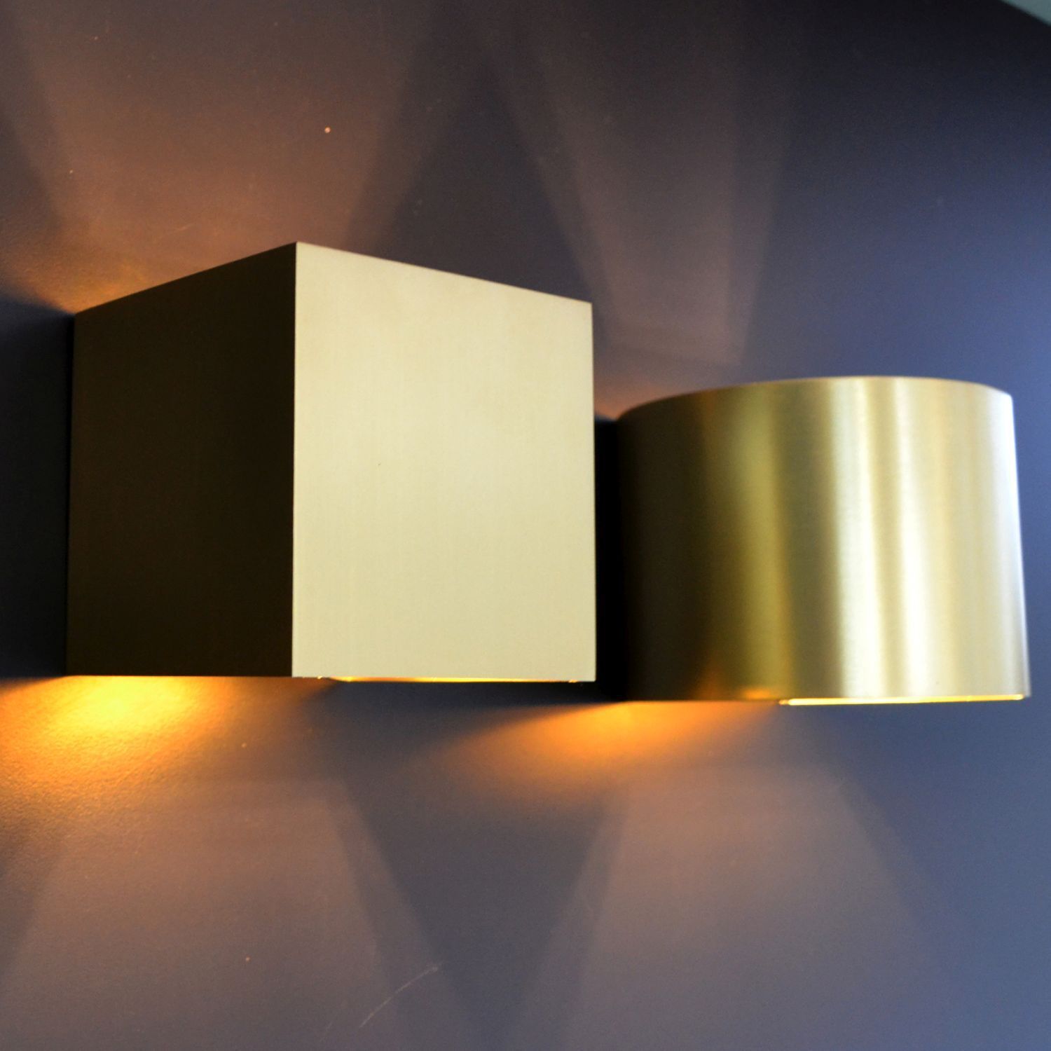 Wandleuchte flexibel Gold 2700 K G9 L:9 cm edel Lampe, Lampenschirm, Beleuchtung