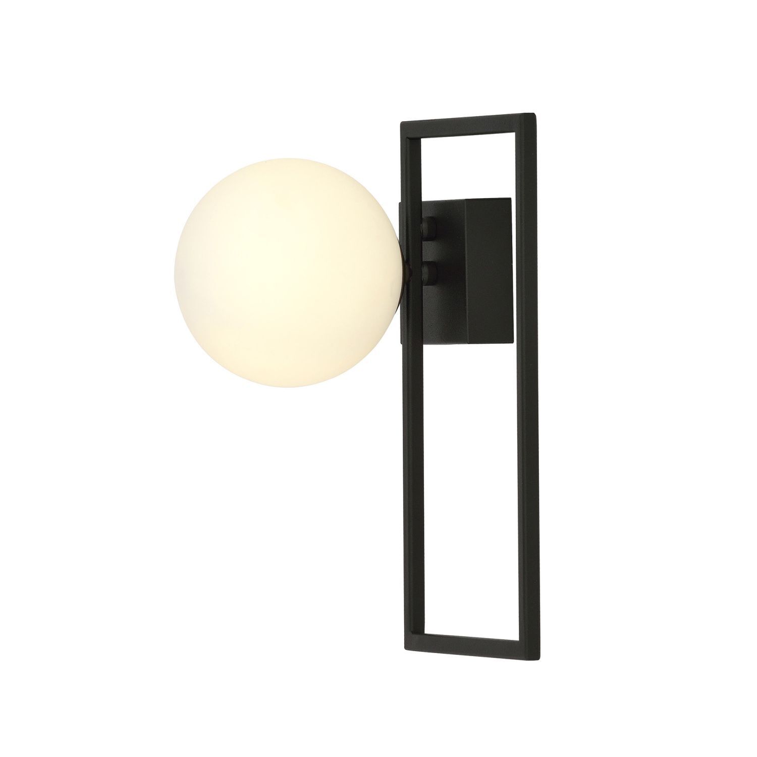Deckenleuchte Schwarz Weiß E14 30 cm Kugelschirm Glas Metall