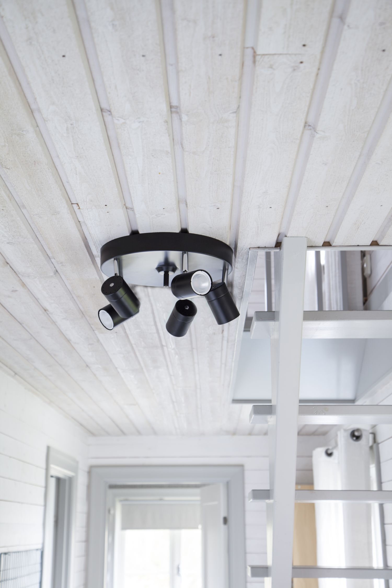 Runder Deckenspot 5-flammig GU10 Metall B: 30cm klein Schwarz Runder Deckenspot 5-flammig GU10 Metall B: 30cm klein Schwarz