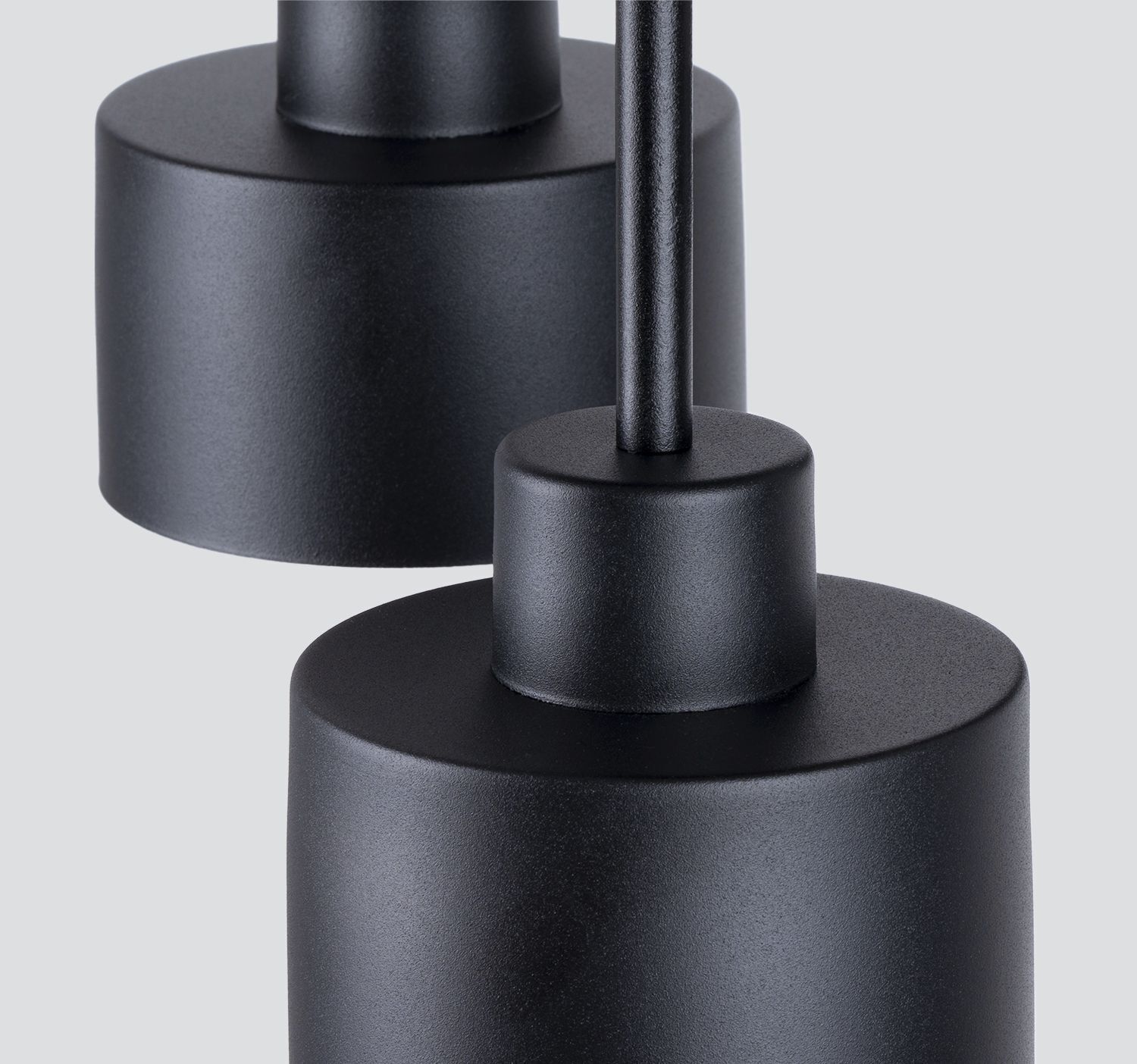 Deckenlampe Schwarz Metall 3-flammig Ø 32 cm E27