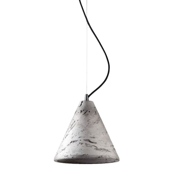 pendant, lampe, beton, Kegel, hängendes Licht
