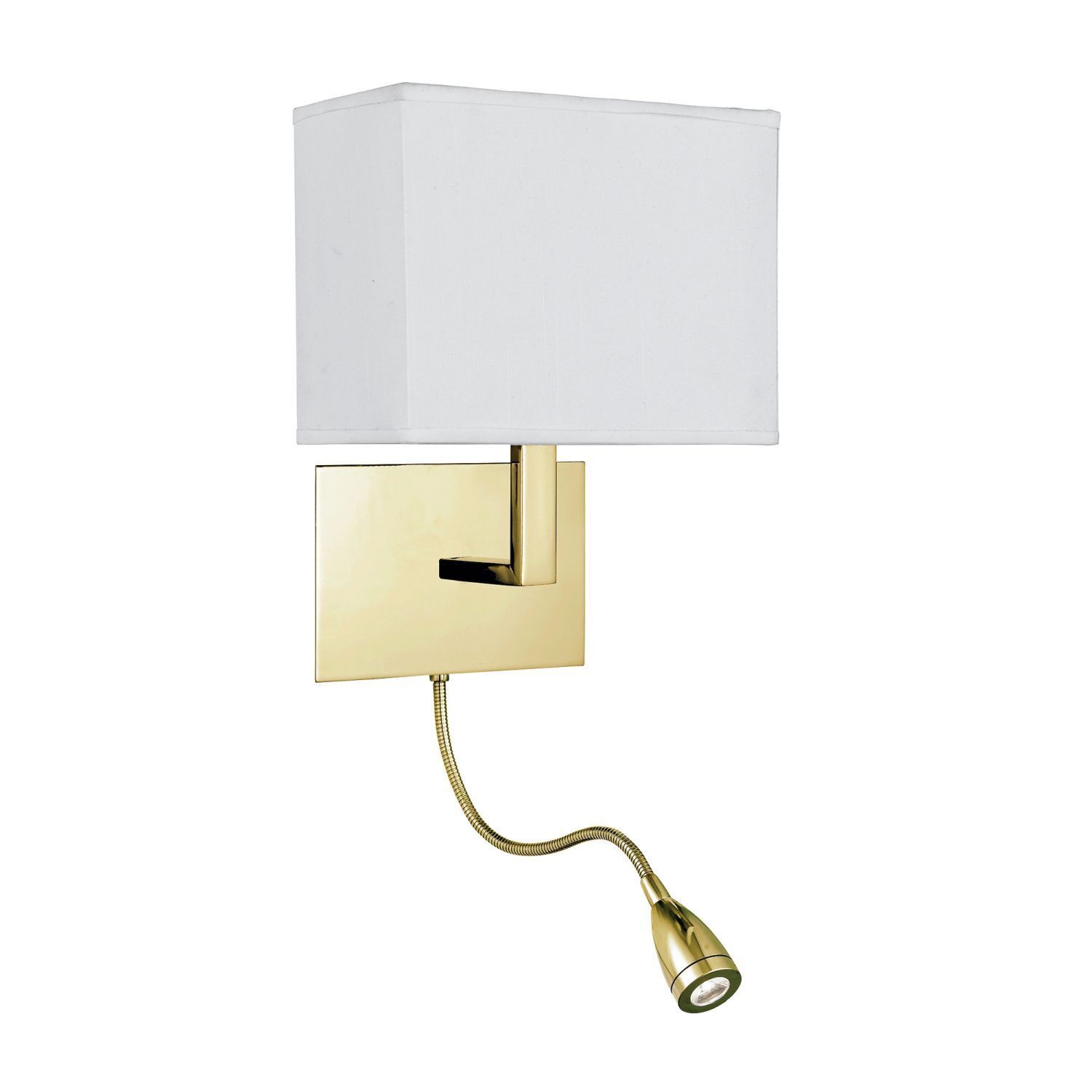 Wandlampe, Wandlampe Gold, Schreibtischlampe, Goldfarben, Kabelbetriebene Lampe