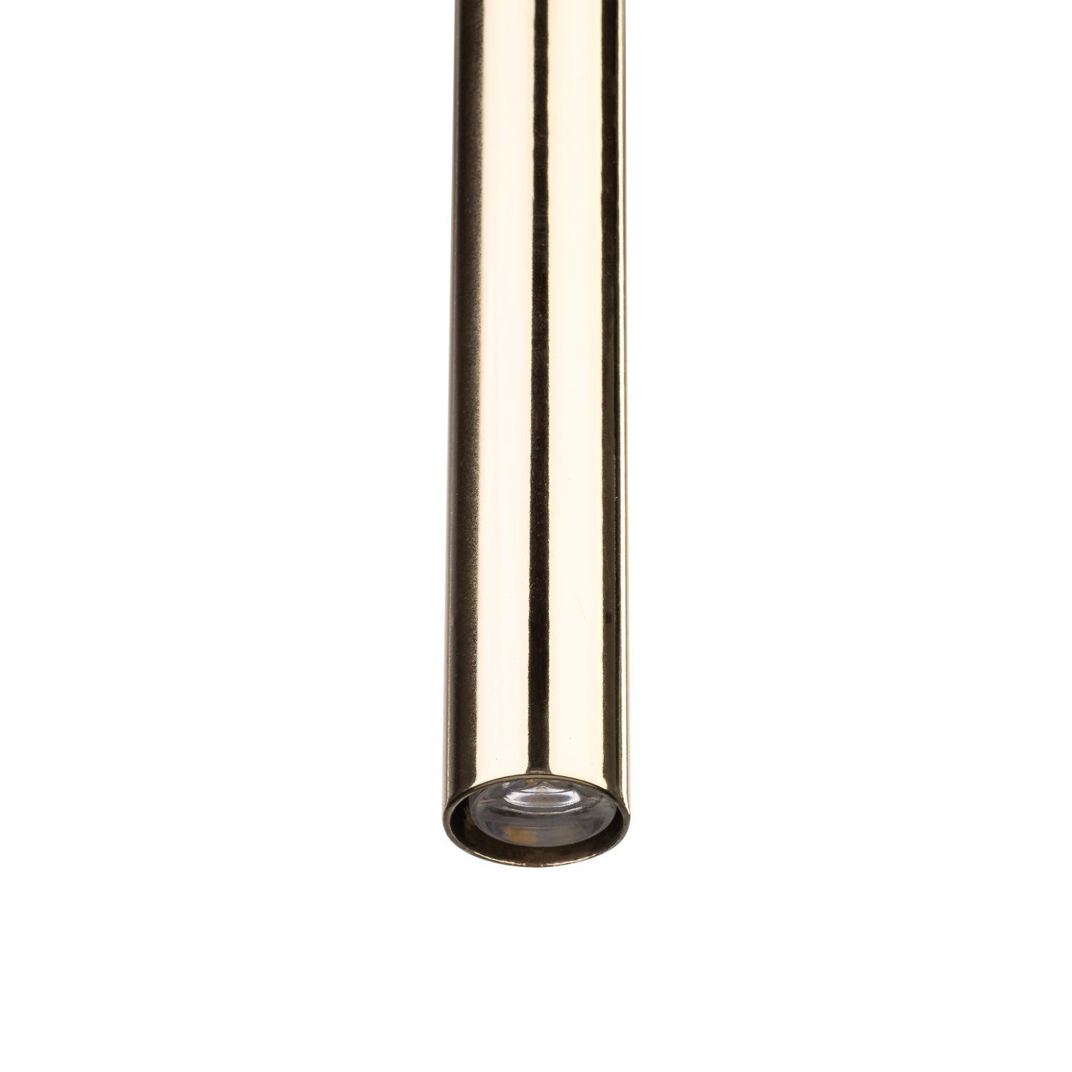 Hängelampe Metall Ø 5,2 cm Schwarz Gold G9 höhenverstellbar