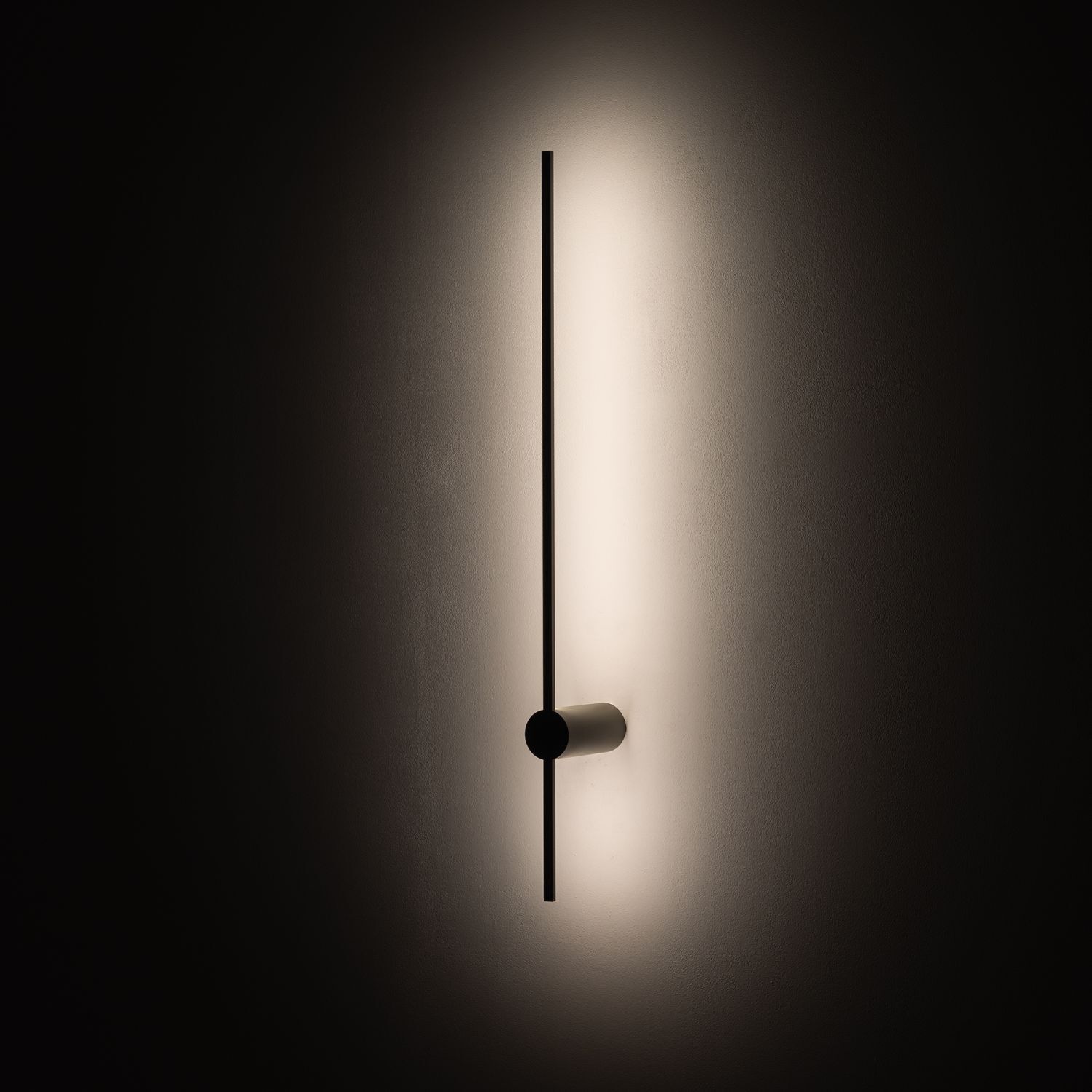 LED Wandleuchte Seidenolive 410 lm H:80 cm indirekt
