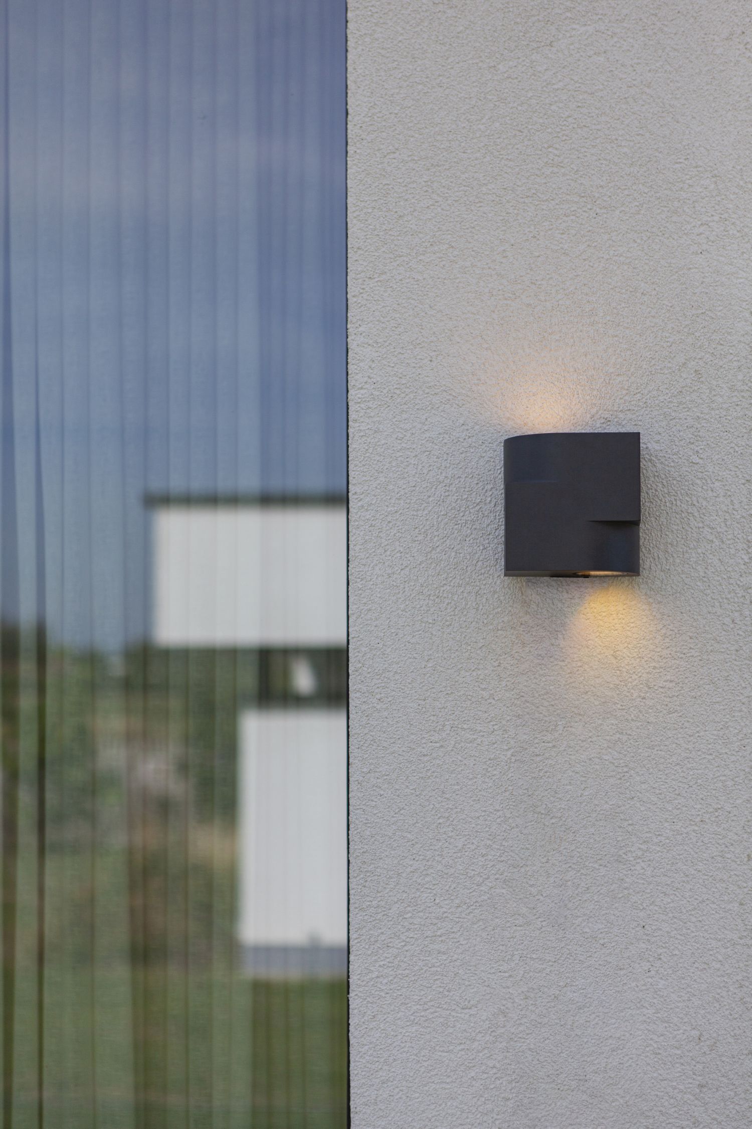 Außenwandlampe Aluminium GU10 IP44 Anthrazit Modern
