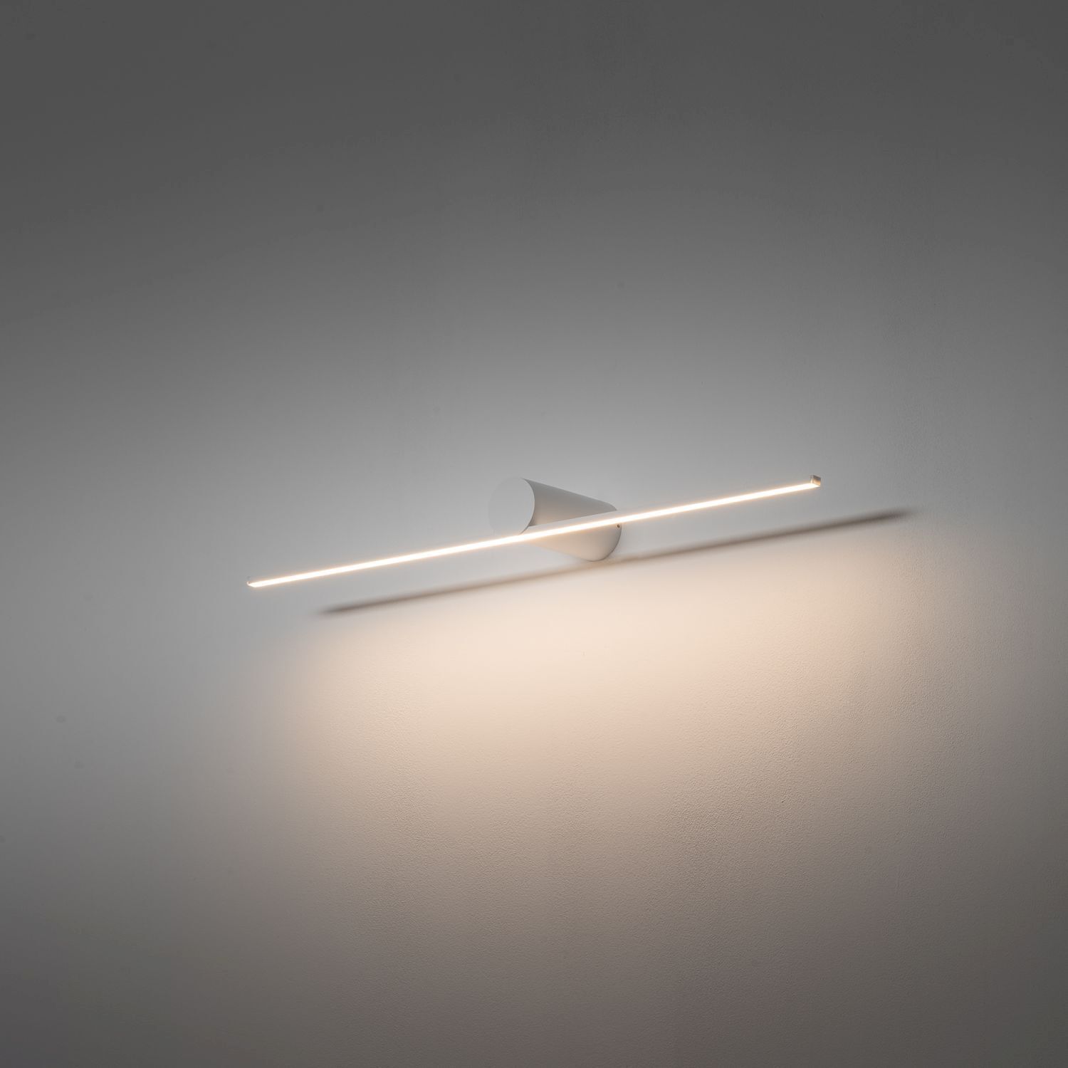 LED Wandleuchte Weiß Aluminium B:66 cm 3000 K 400 lm