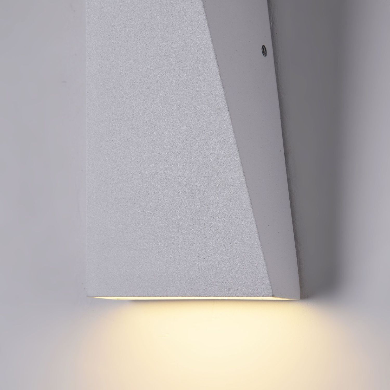 Außenlampe Wand Metall LED IP54 20 cm hoch Up Down Weiß Beleuchtung, Deckenleuchte