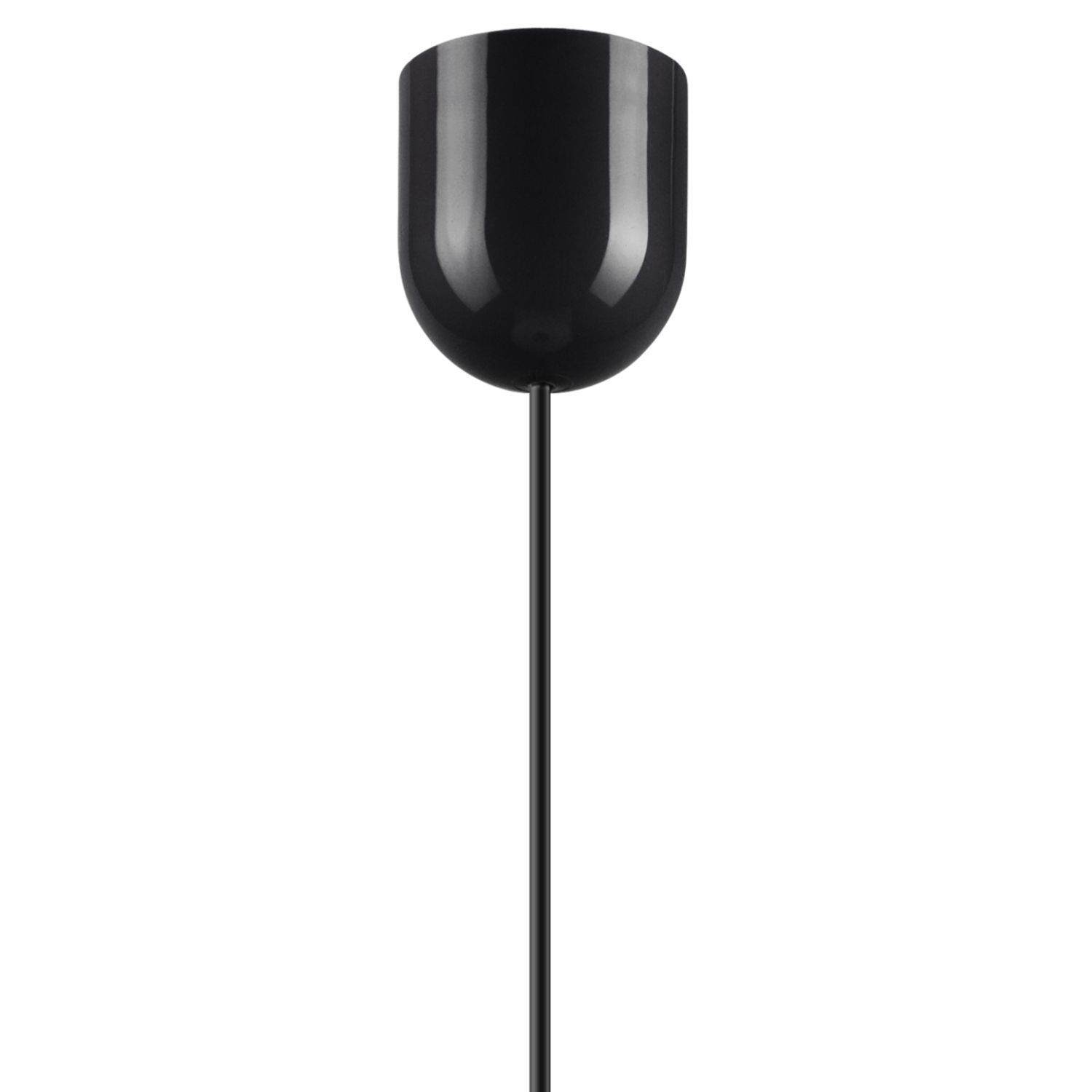 Hängelampe Metall Schwarz Kupfer Ø 24 cm verstellbar Retro