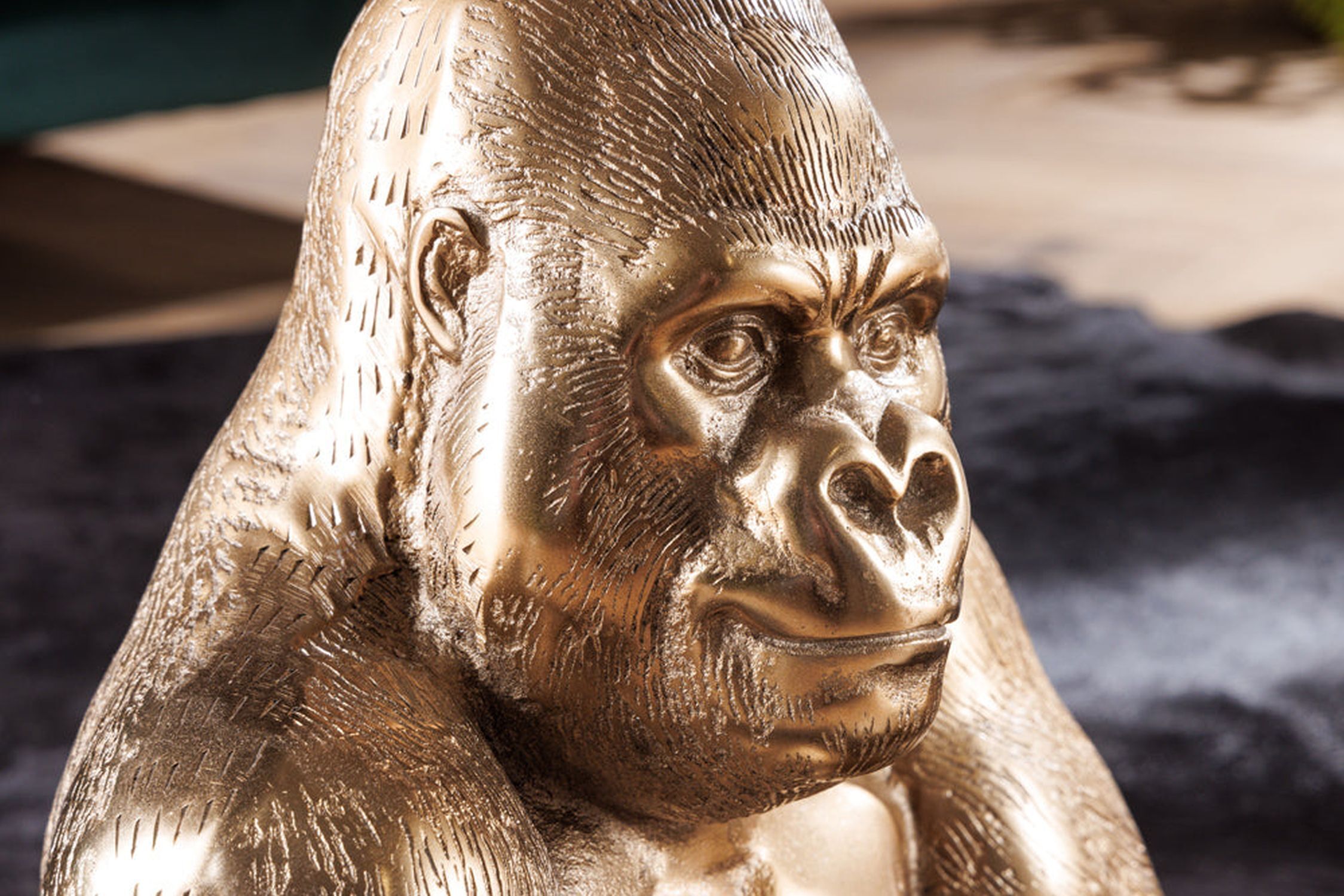 Bronze, Person, Affe, Wildtiere, Gesicht