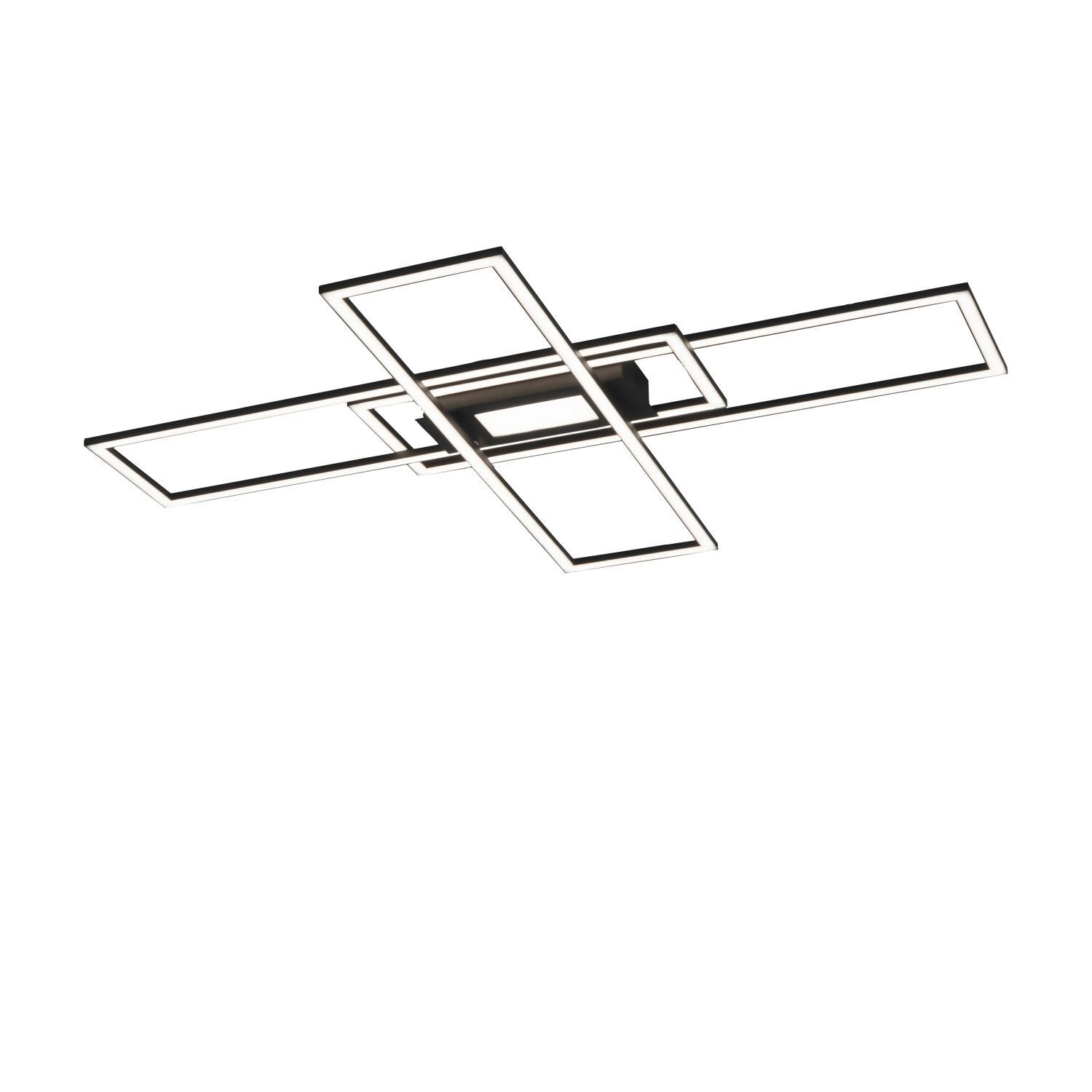 LED Deckenlampe dimmbar Metall Schwarz L:99 cm 45 W