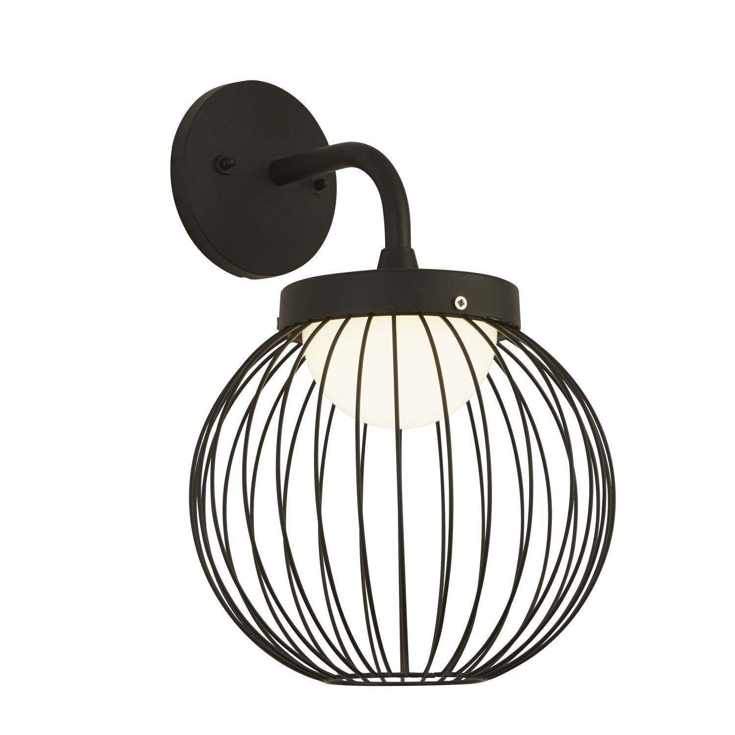LED Außenwandleuchte IP44 Schwarz Weiß 3000 K 1460 lm