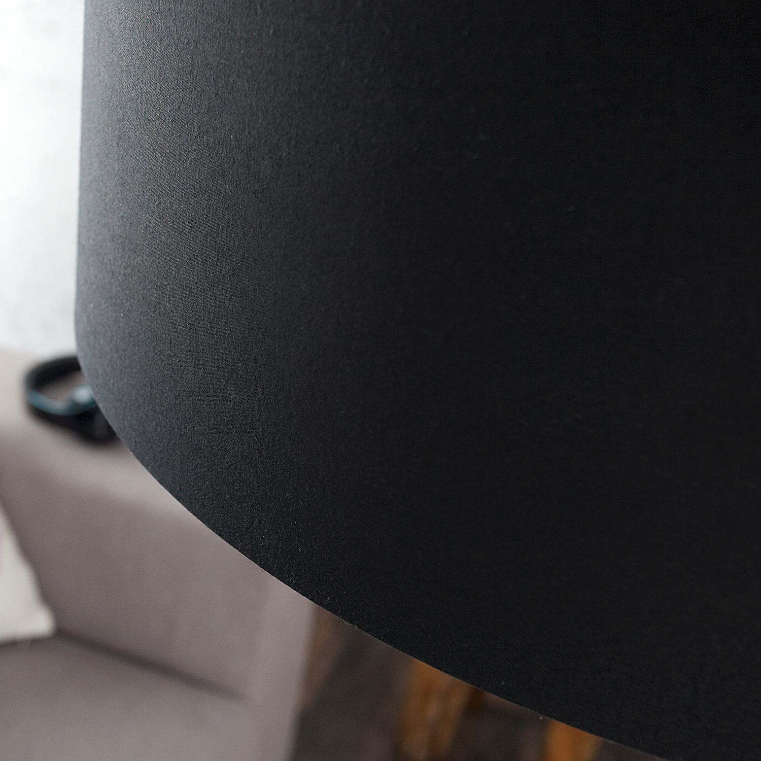 Elegant Standlampe Retro Chrom Schwarz 180cm Lampe, Lampenschirm