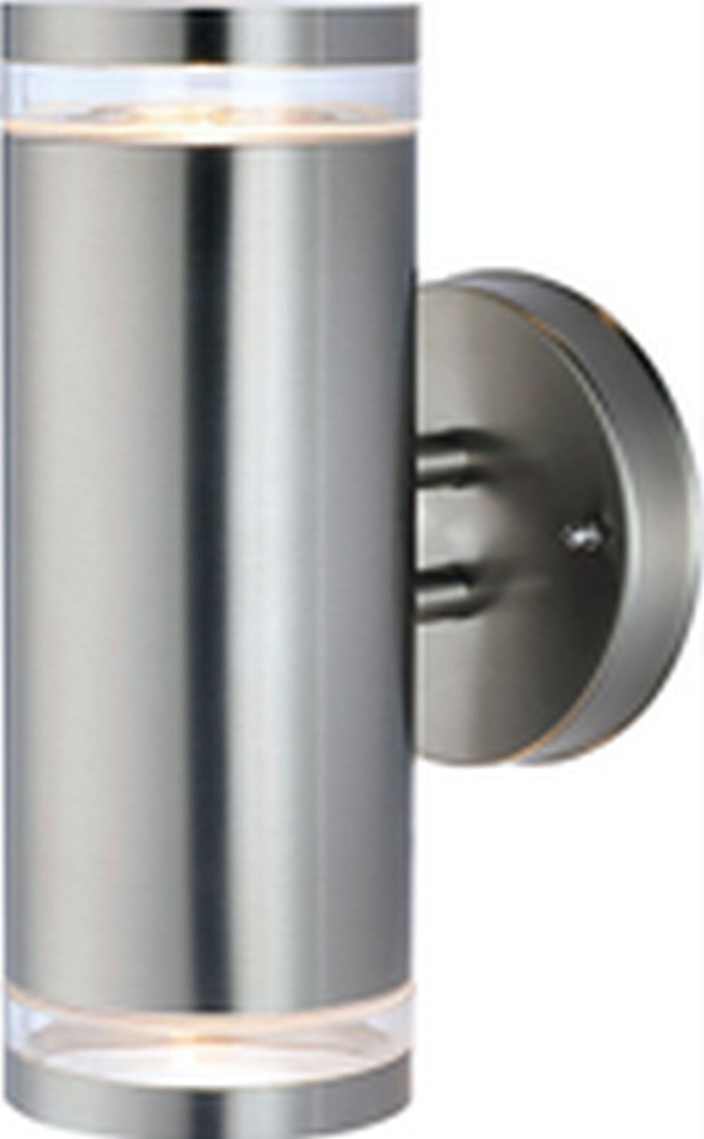 Außenwandleuchte Edelstahl GU10 IP44 H: 23 cm 2-flammig Beleuchtung, Flasche, Shaker