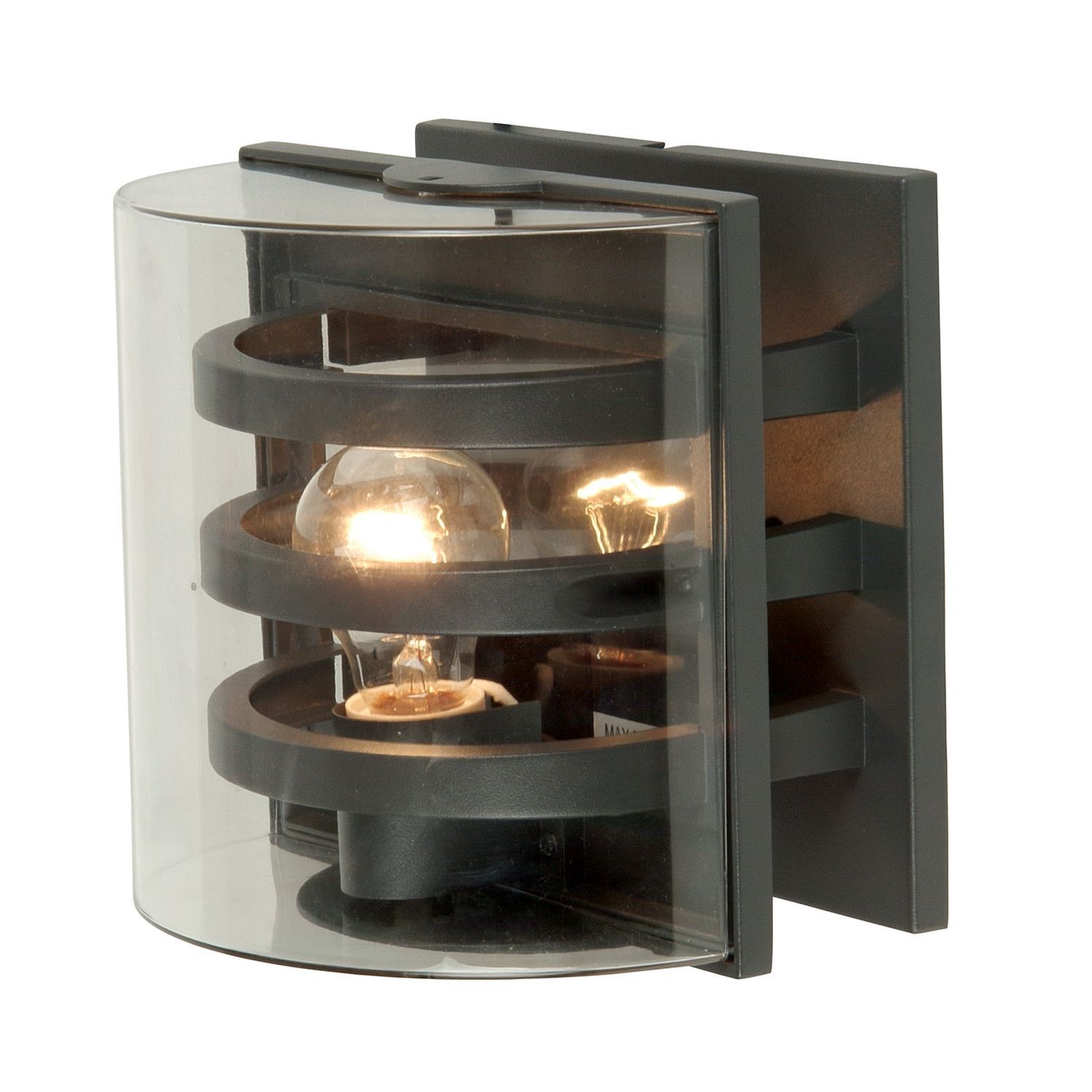 Stylische Wandleuchte Anthrazit IP54 wetterfest