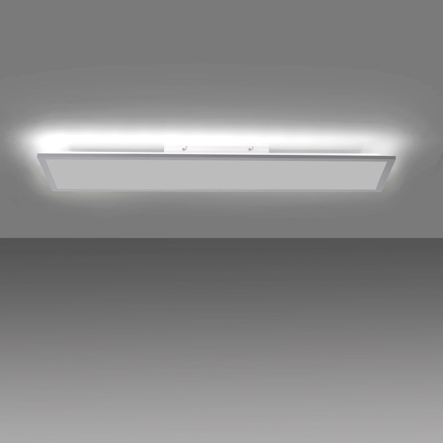 Weiße LED Deckenleuchte flach blendarm 100 cm 2430 lm Deckenleuchte