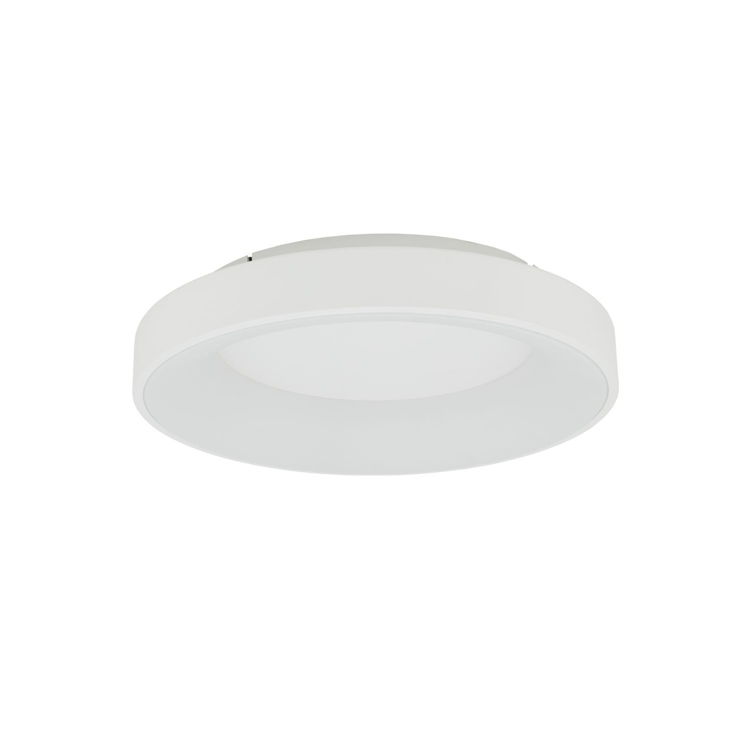 LED Deckenlampe blendarm Weiß Metall Ø48 cm 4300 lm