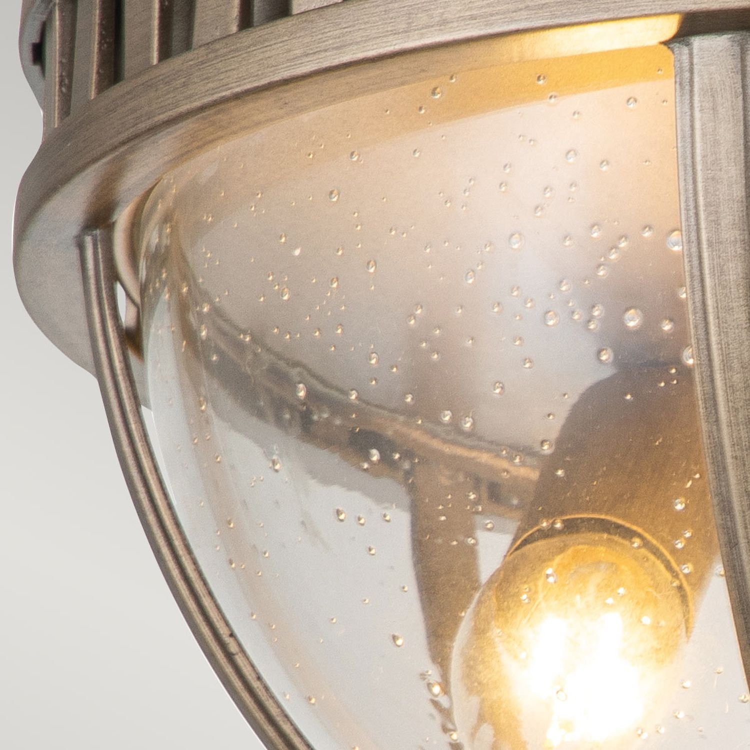 Außenlampe Decke rund B: 30,5 cm 3x E14 IP44 Vintage Lampe, Beleuchtung