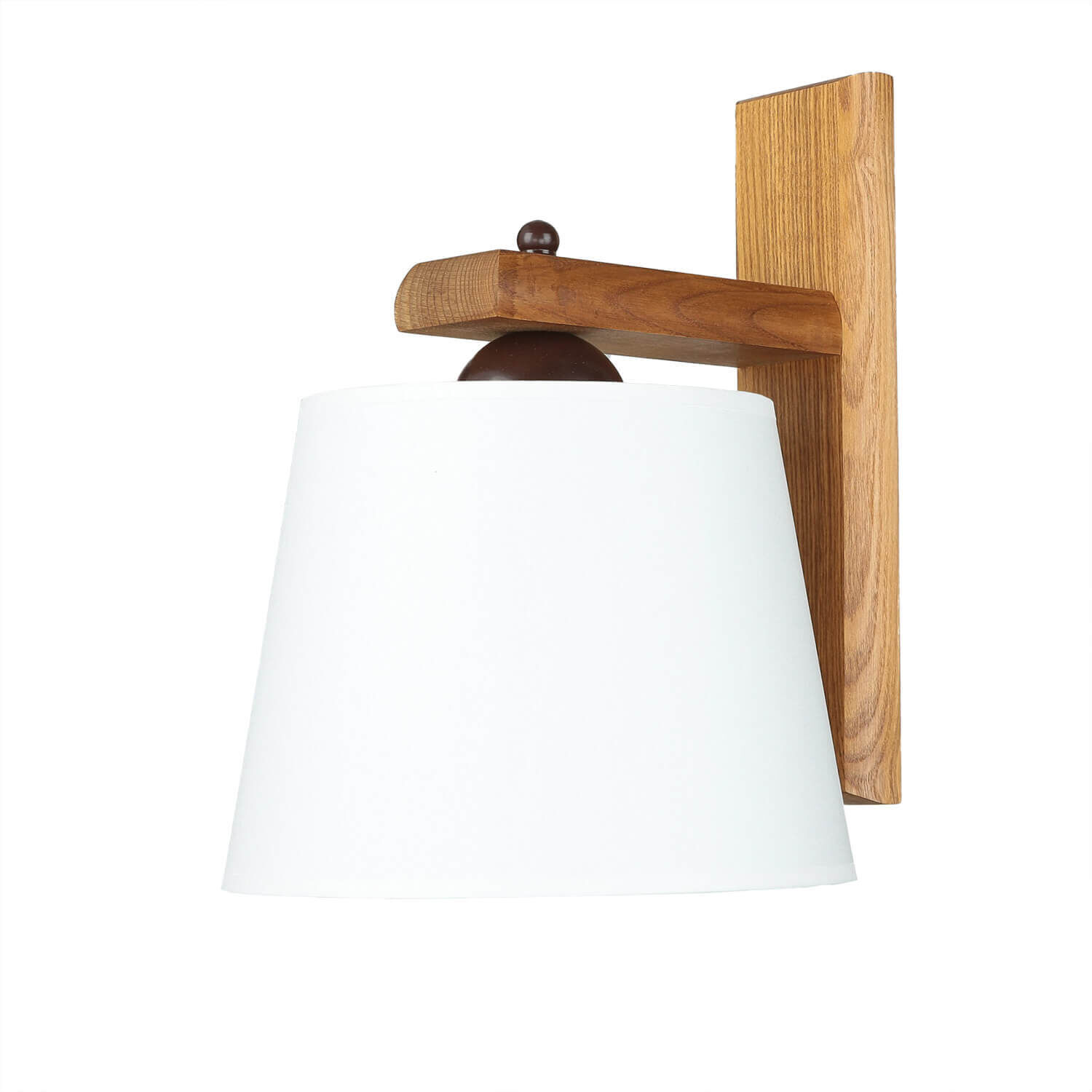 Wandleuchte Schirm Holz wohnlich BEVERELY Lampe