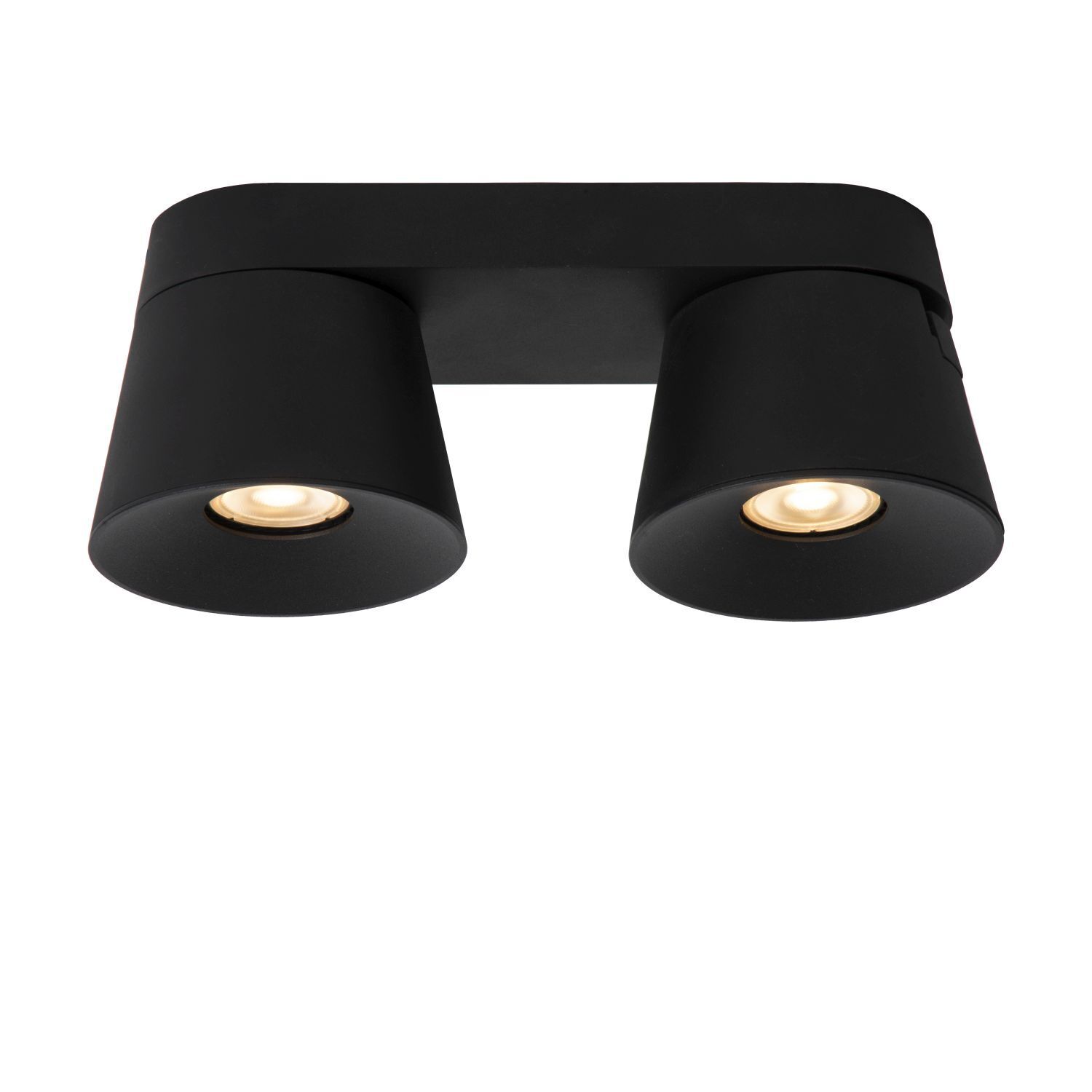 Deckenstrahler Metall Schwarz GU10 L:22 cm modern