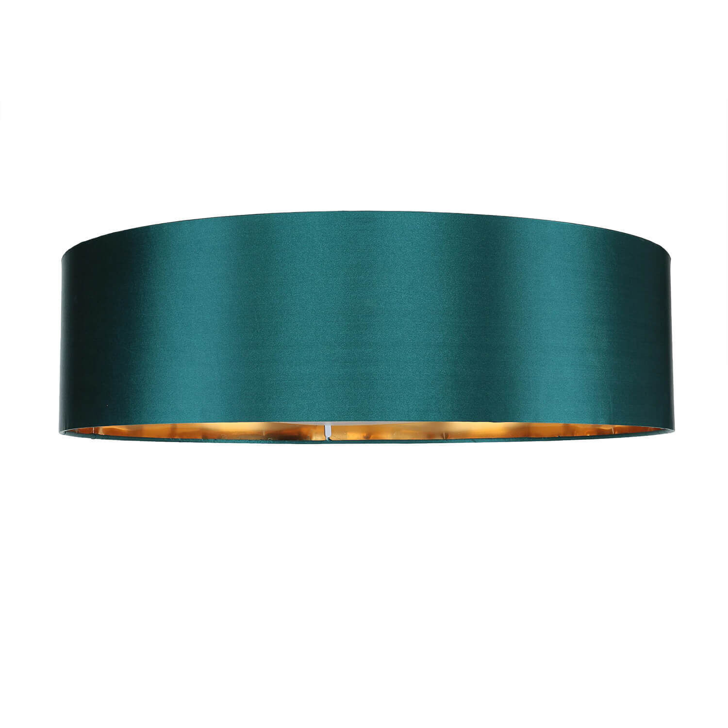 Deckenlampe 4-flammig Grün Gold Stoff dekorativ Deckenleuchte