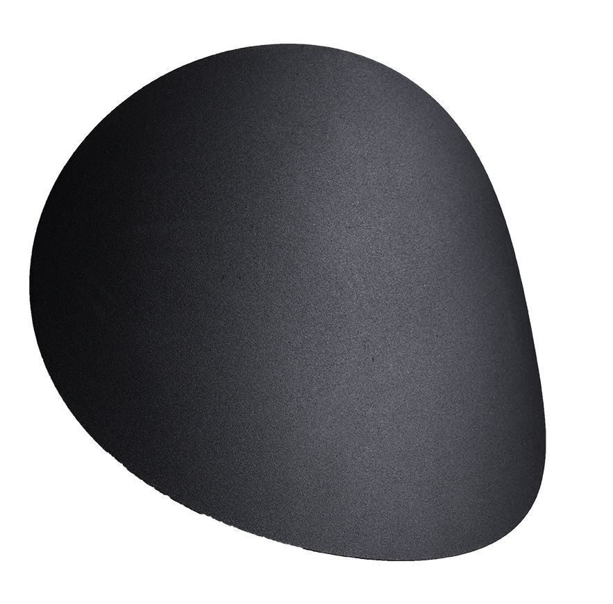 Schwarze Wandleuchte Modern Metall 2x G9 indirekt