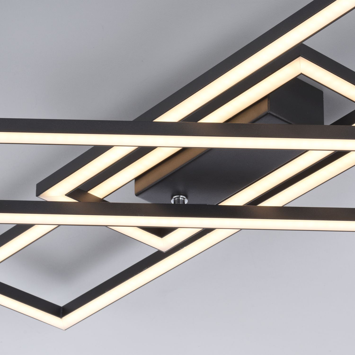 Dimmbare LED Deckenleuchte Schwarz 19 W 3000 K drehbar