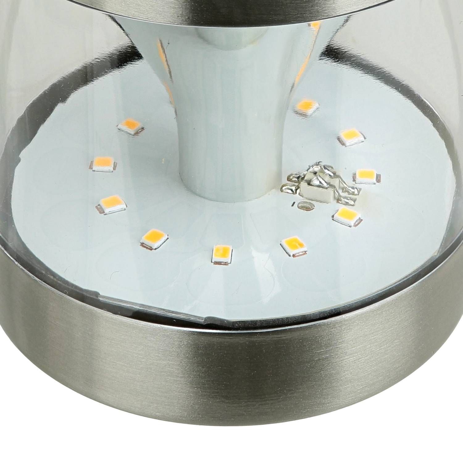 Außenwandlampe Edelstahl GU10 IP44 H: 15,5 cm 450 lm Moebel, Tabelle