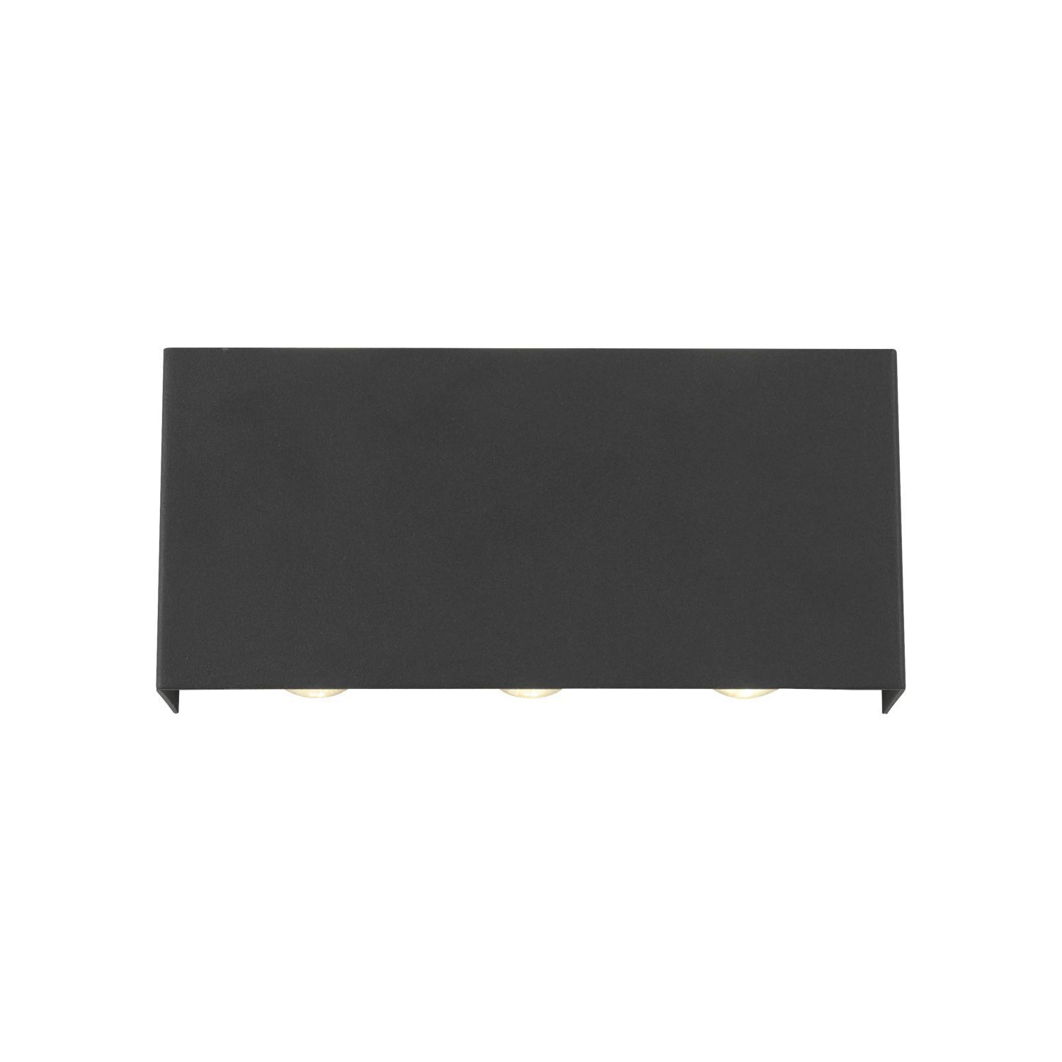 LED Wandleuchte Anthrazit Up Down dimmbar B:17 cm 2 W