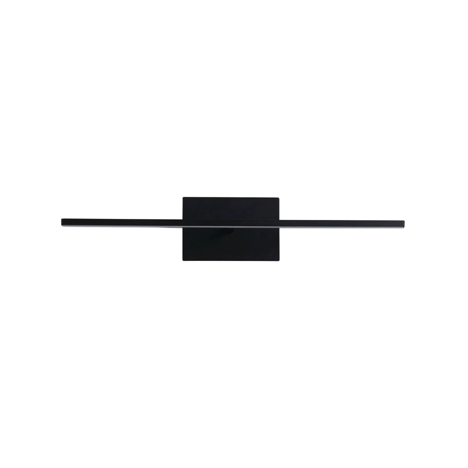 LED Spiegelleuchte Metall B:41 cm IP44 Schwarz 433 lm
