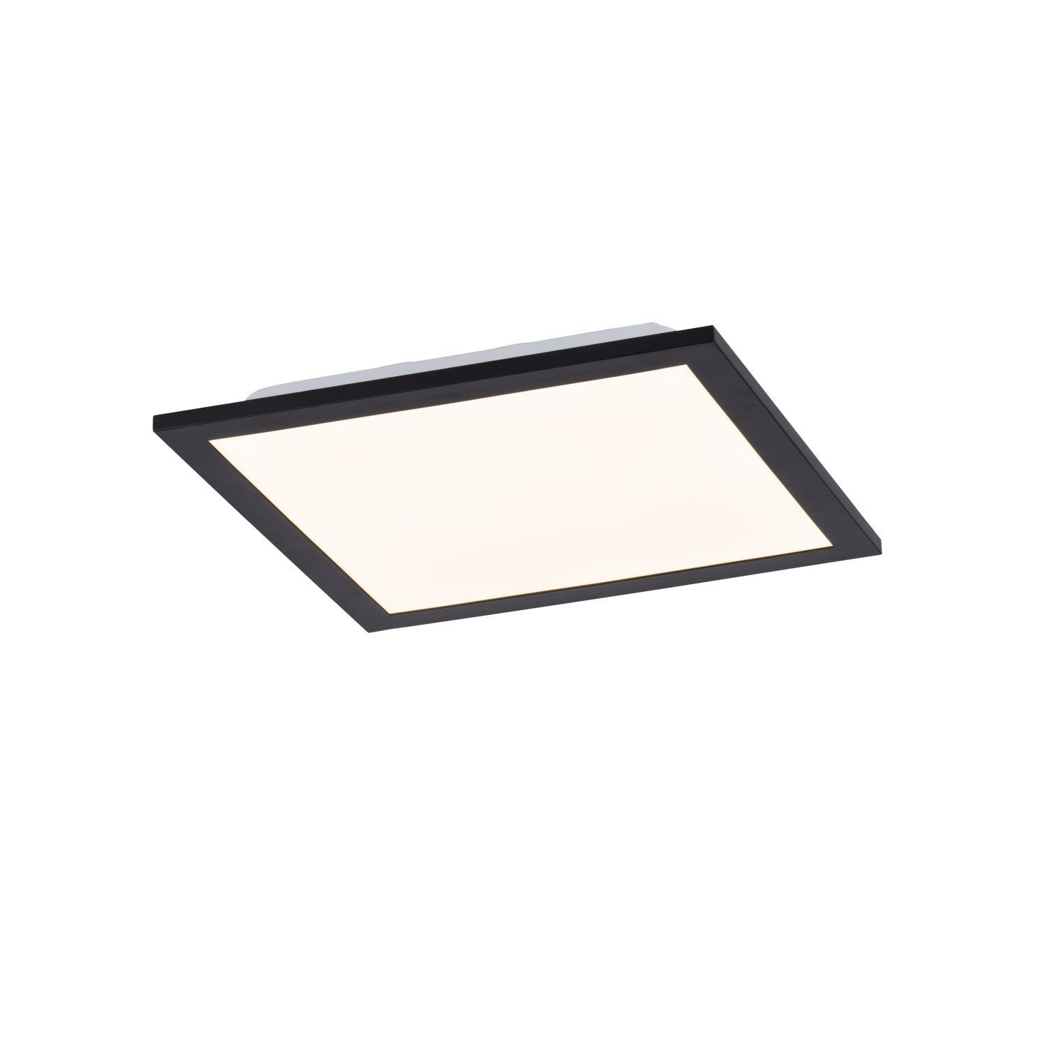 Flache LED Deckenlampe Schwarz B:29,5 cm 6 W 750 lm Deckenleuchte, Leuchte