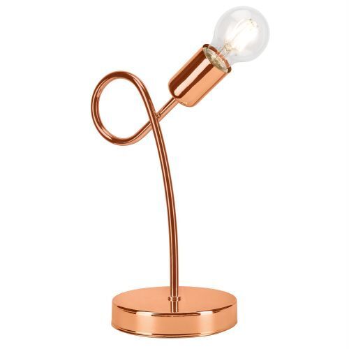 Metall Tischlampe in Kupfer Modern H:32cm Lampe