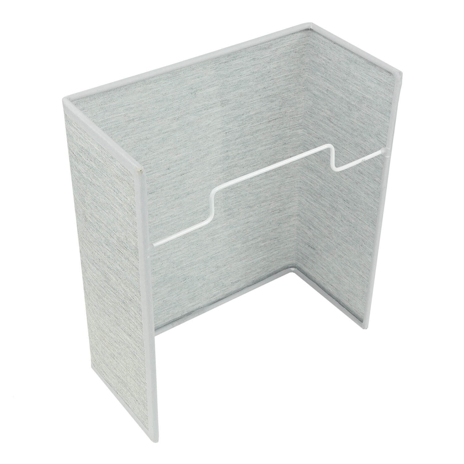 Graue Wandleuchte Stoff Schirm eckig Loft Design ALICE Moebel, Tabelle