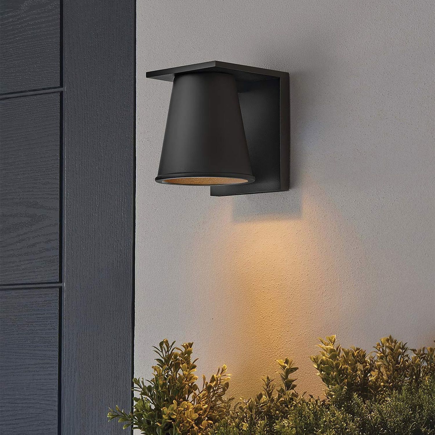 Downlight Terrasse Schwarz LED GU10 klein H: 15,4 cm Lampe