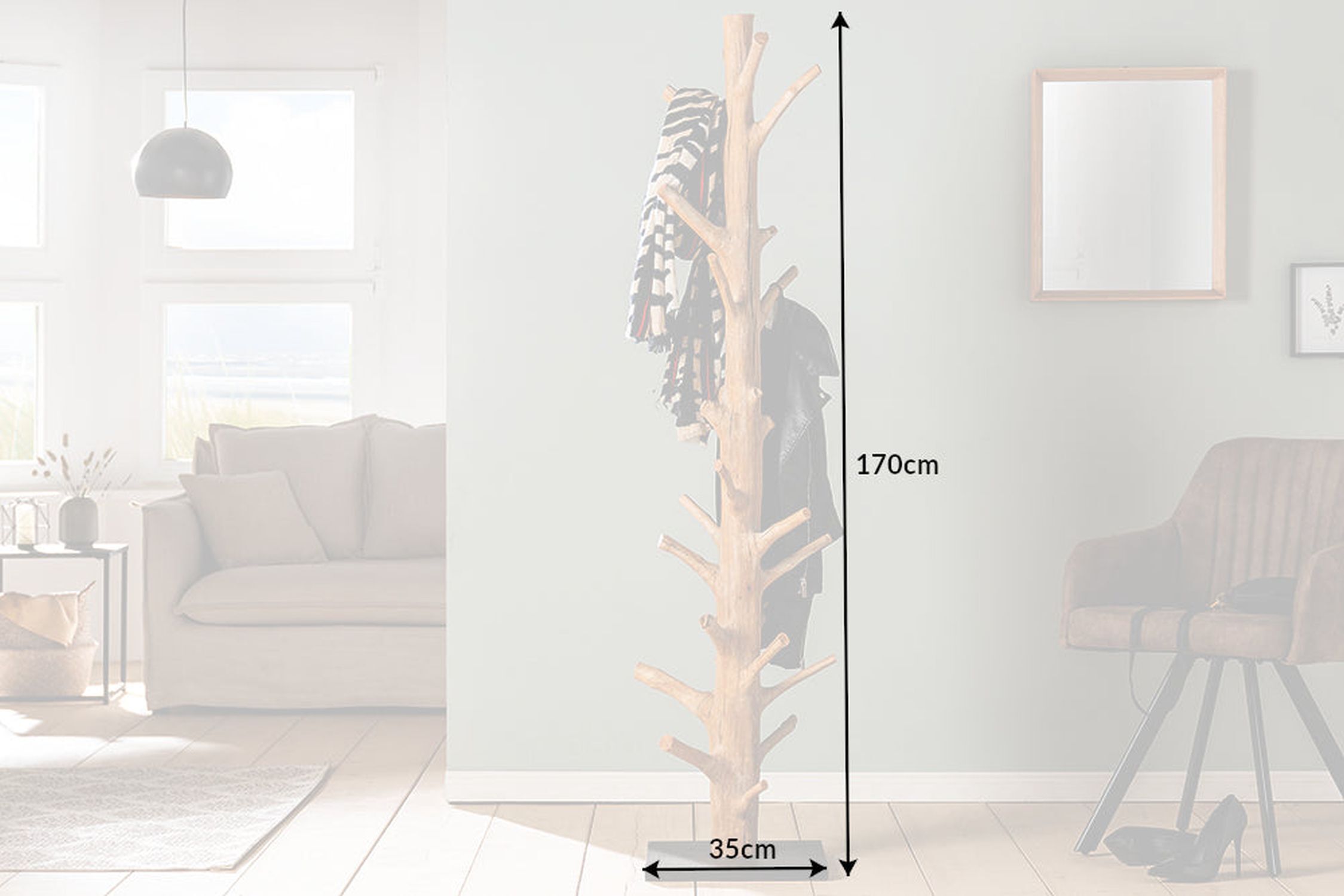Lampe, Kleiderständer, Drinnen, Innenarchitektur