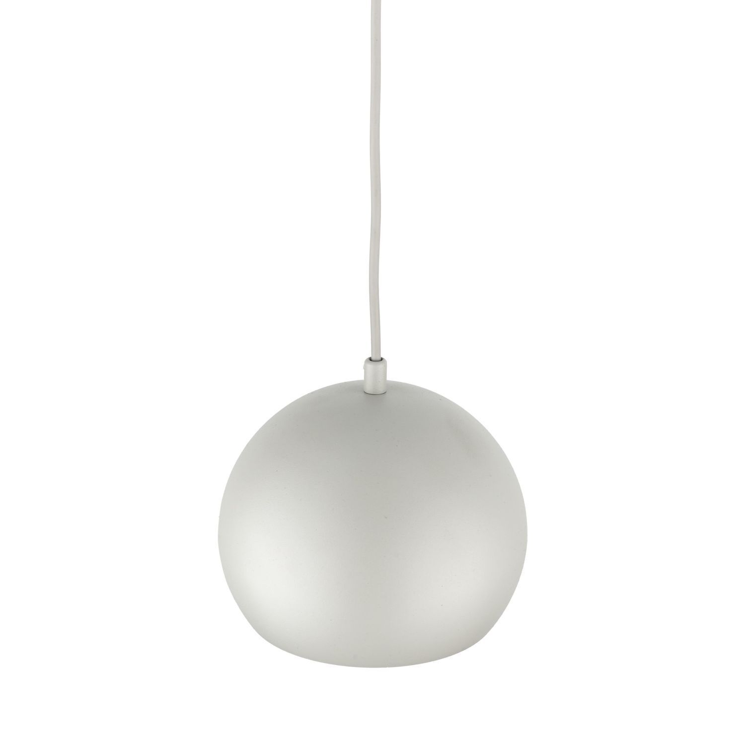 Runde Hängelampe Metall Ø 17 cm schmal E27 Beige Retro Design