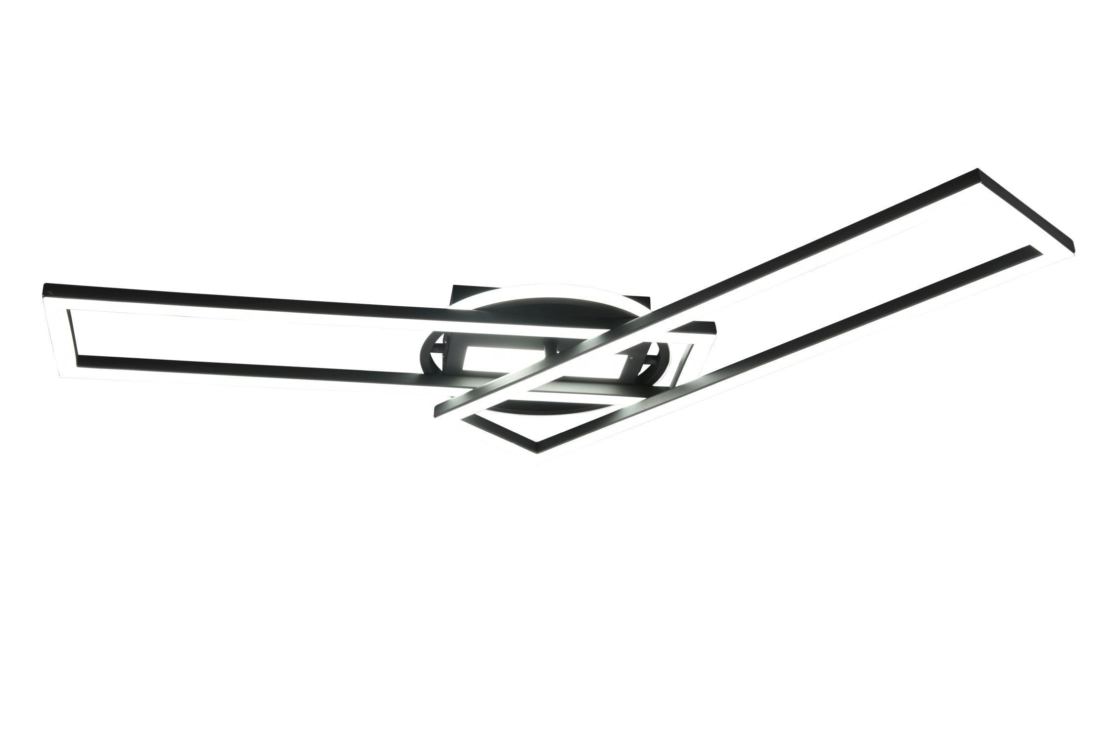 LED Deckenleuchte Schwarz Dimmer Fernbedienung 4500 lm Gerät, Deckenventilator, Elektrisches Gerät