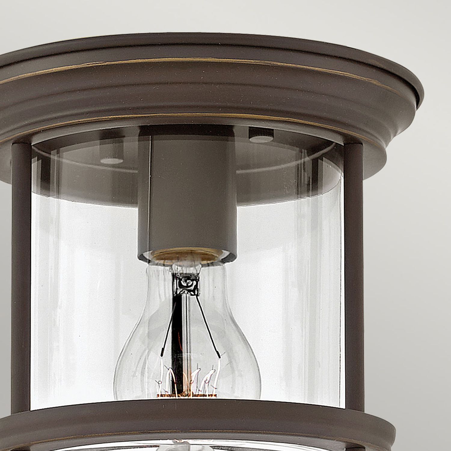 Deckenleuchte Badezimmer Glas Metall E27 IP44 Ø 19,6 cm rund Licht, Lampe