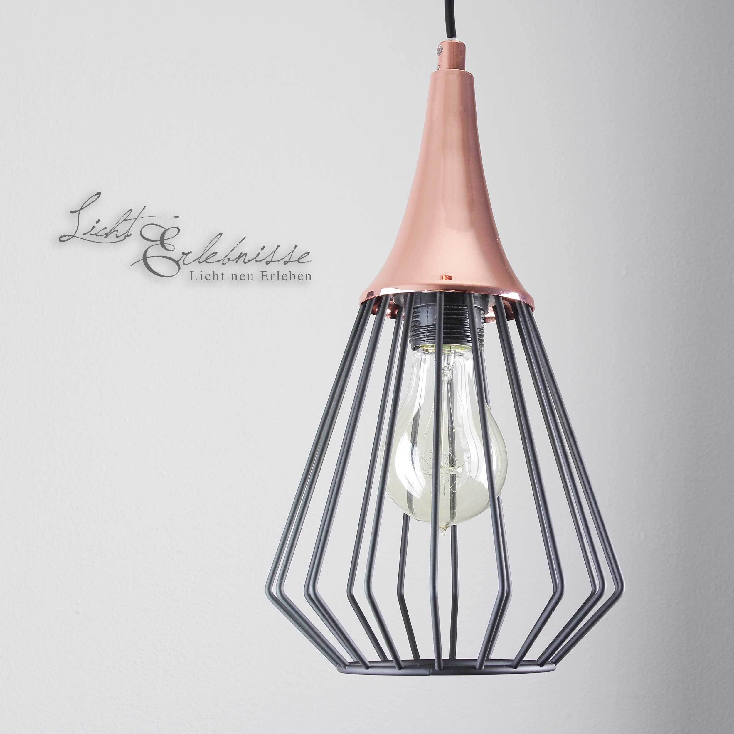 Hängeleuchte in Kupfer Lampe, Kronleuchter