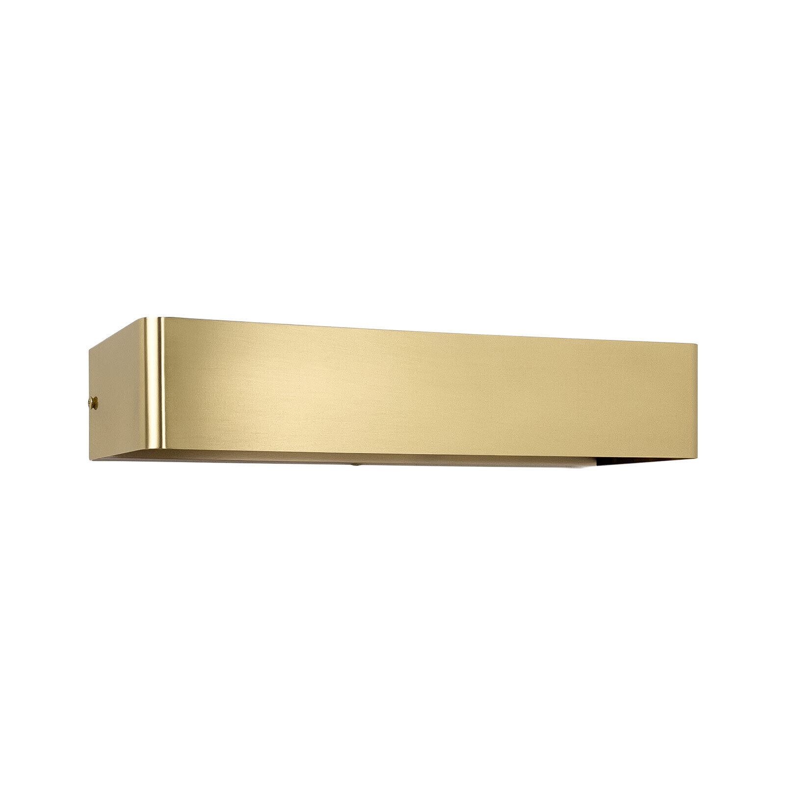 Up Down Wandlampe Messing B: 32 cm in Bronze hell 2x E14